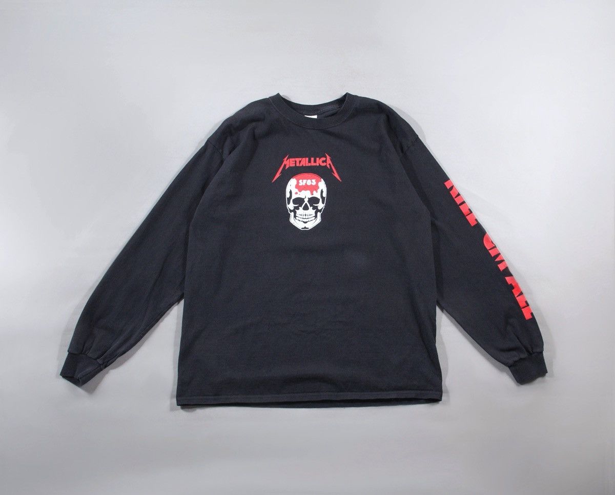 Metallica Metallica Vintage Black Shirt Longsleeve Rock Tour USA XL Size US XL / EU 56 / 4 - 2 Thumbnail
