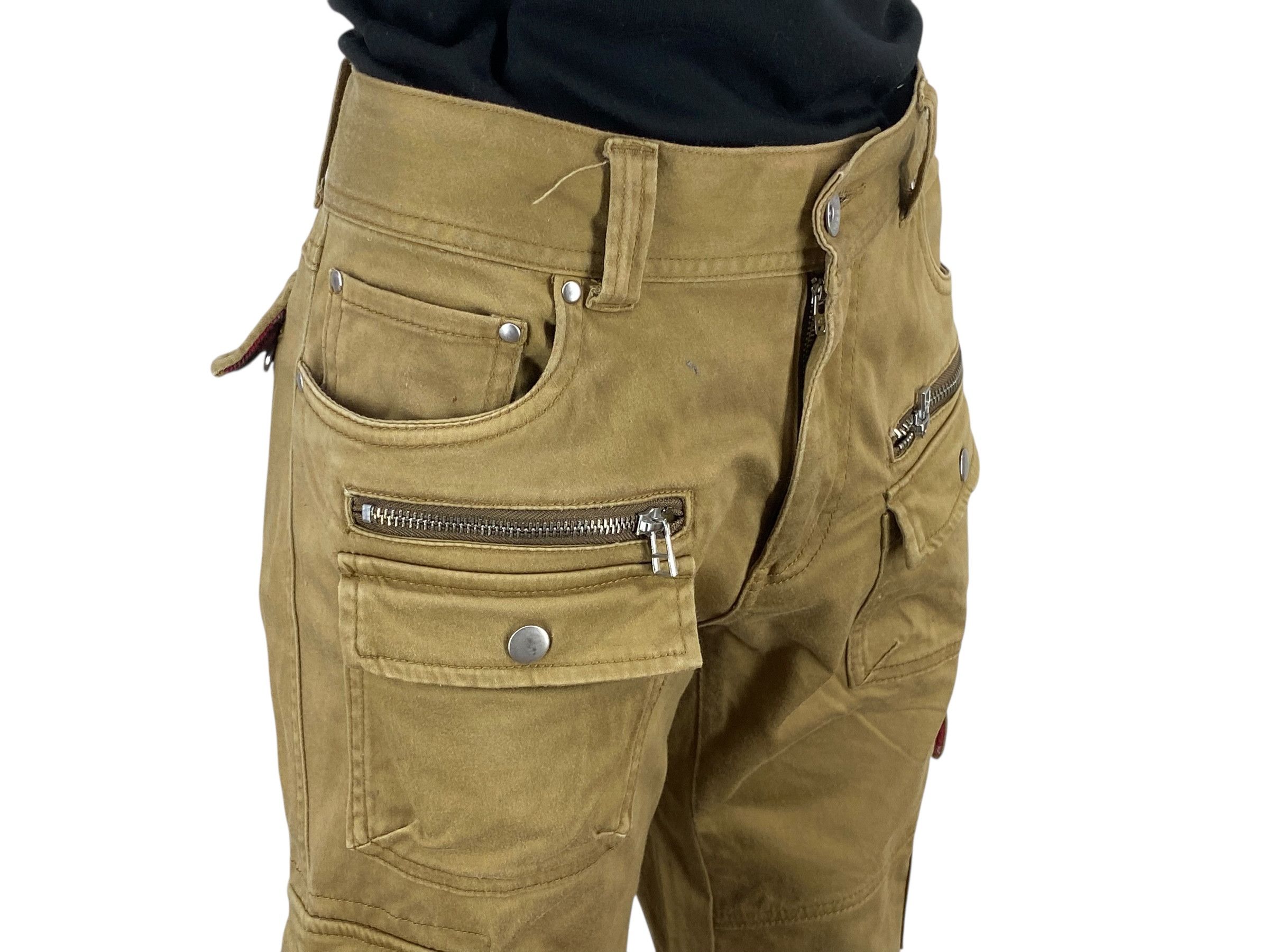 Japanese Brand Semantic Design Flare Jeans Bondage Jeans Multi Zipper Jeans Size US 29 - 5 Thumbnail