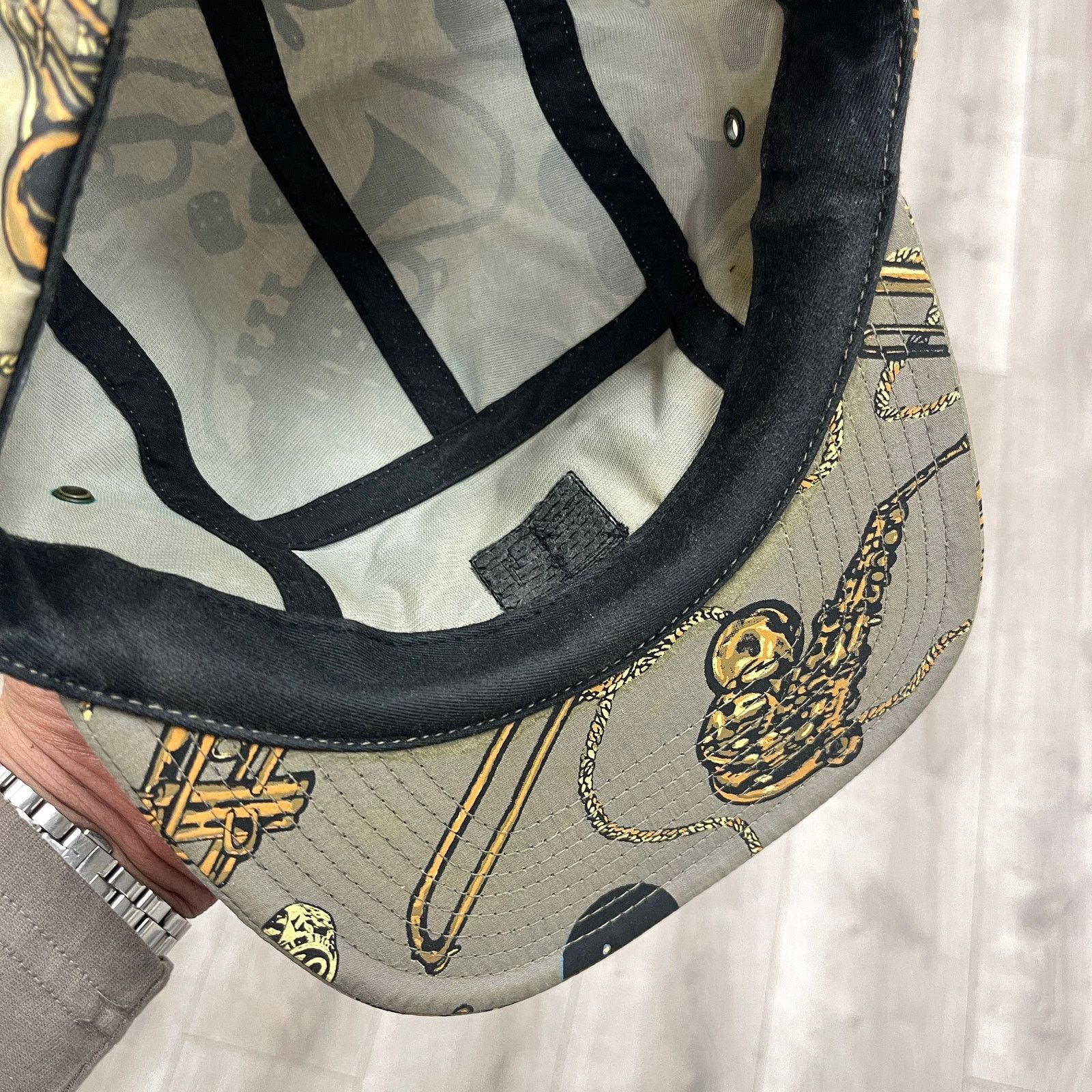 Stussy Vintage 2000s Stussy Trumpet 5 Panel Camp Hat Cap Strapback Size ONE SIZE - 6 Thumbnail