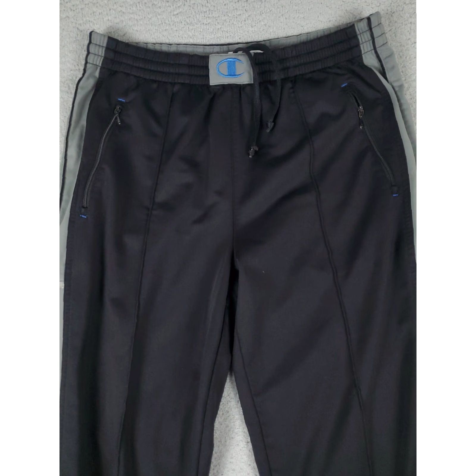 Champion Champion Pants Mens Small Black Ankle Zip Track Joggers Sweatpants Size US 29 - 2 Thumbnail