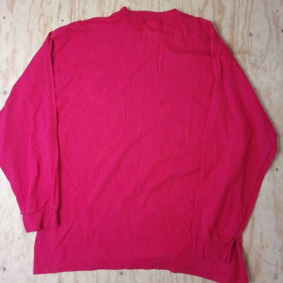 Nike × Vintage Vintage 90s Nike Spell Out Logo Long Sleeve T-Shirt Size US L / EU 52-54 / 3 - 6 Thumbnail