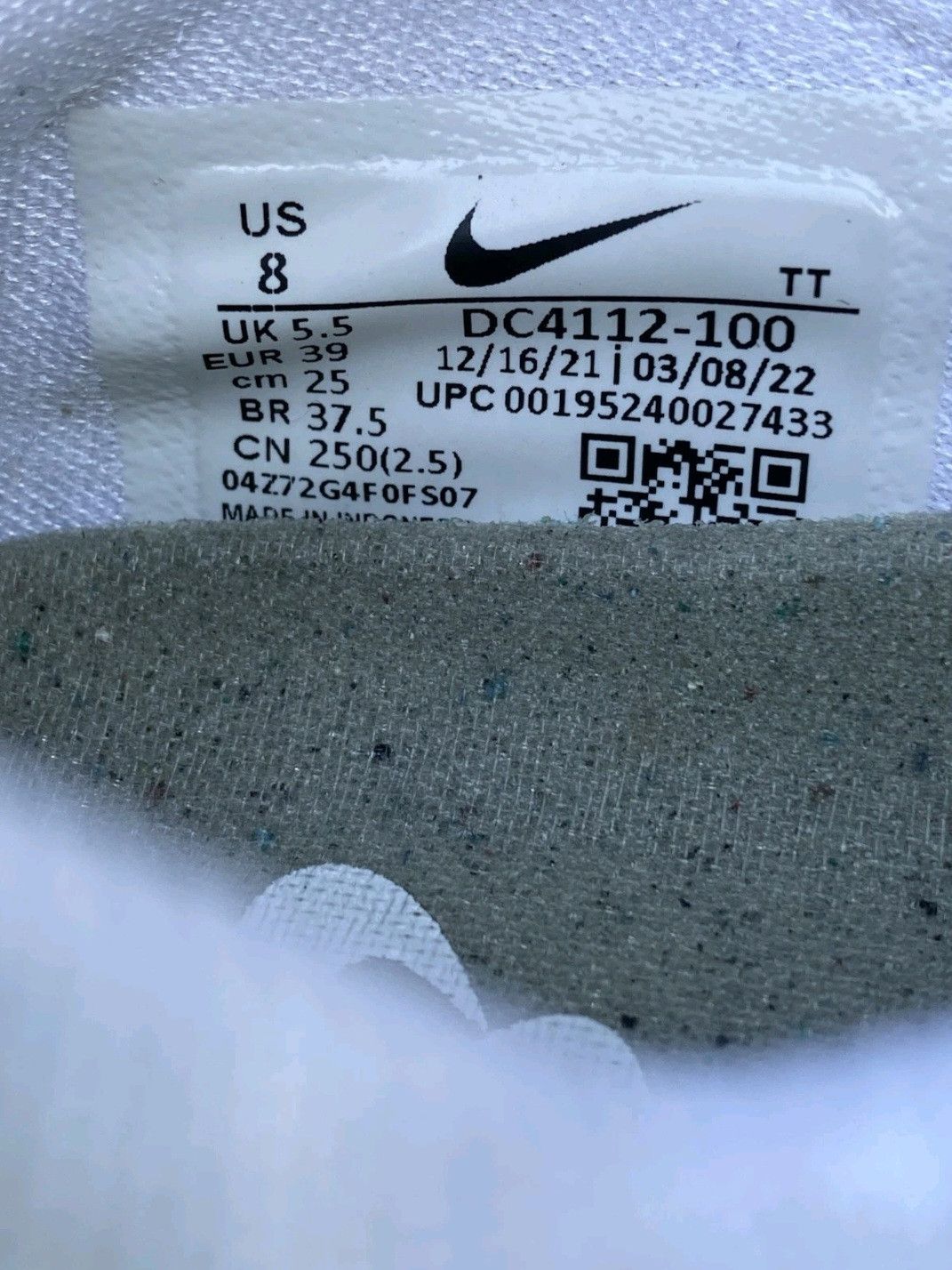 Nike Nike Air Vapormax 2021 Flyknit White Pure Platinum Size 8 Size US 8 / IT 38 - 7 Thumbnail