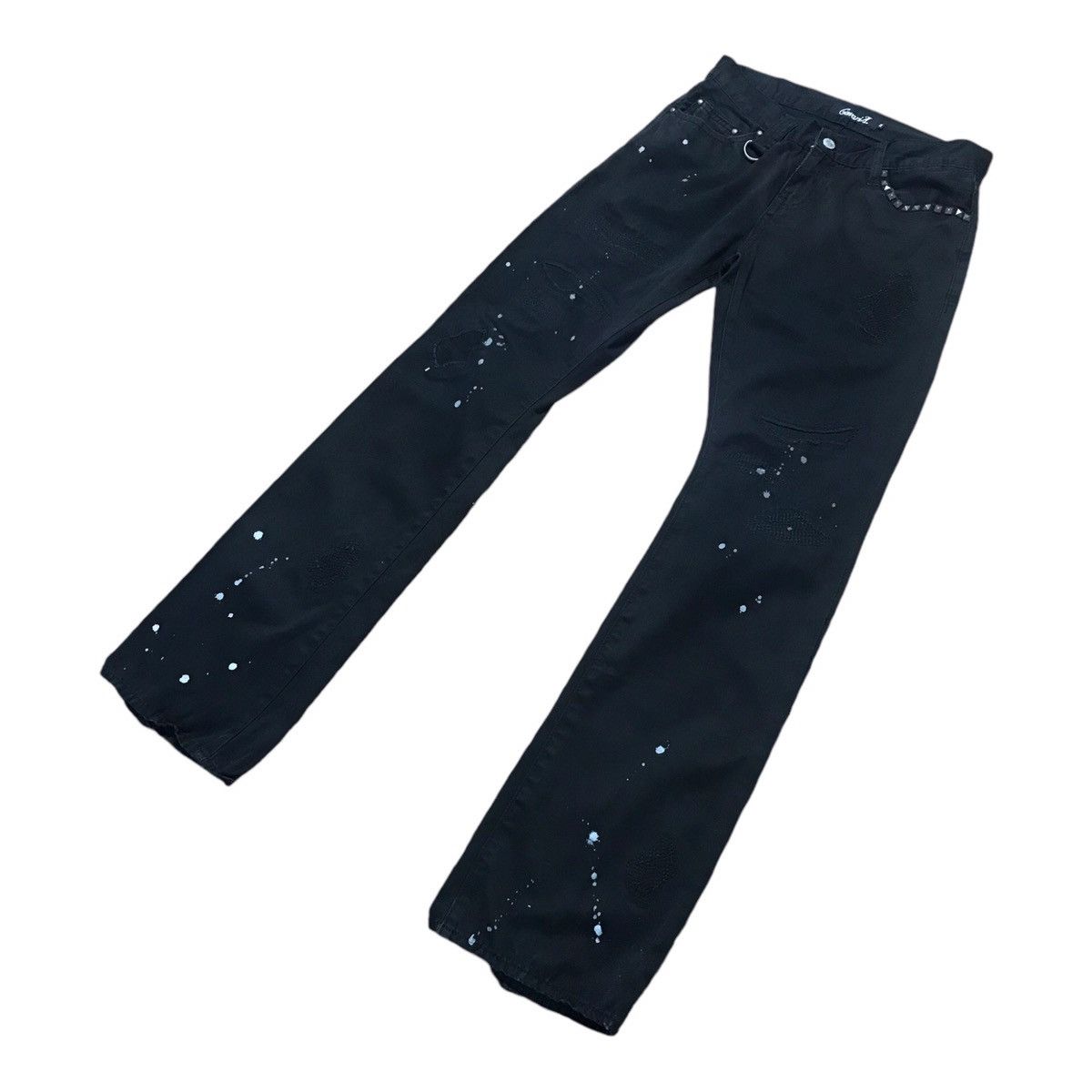 Hysteric Glamour × If Six Was Nine × Japanese Brand GavariaA Splash Paint Black Pant Size US 30 / EU 46 - 3 Thumbnail