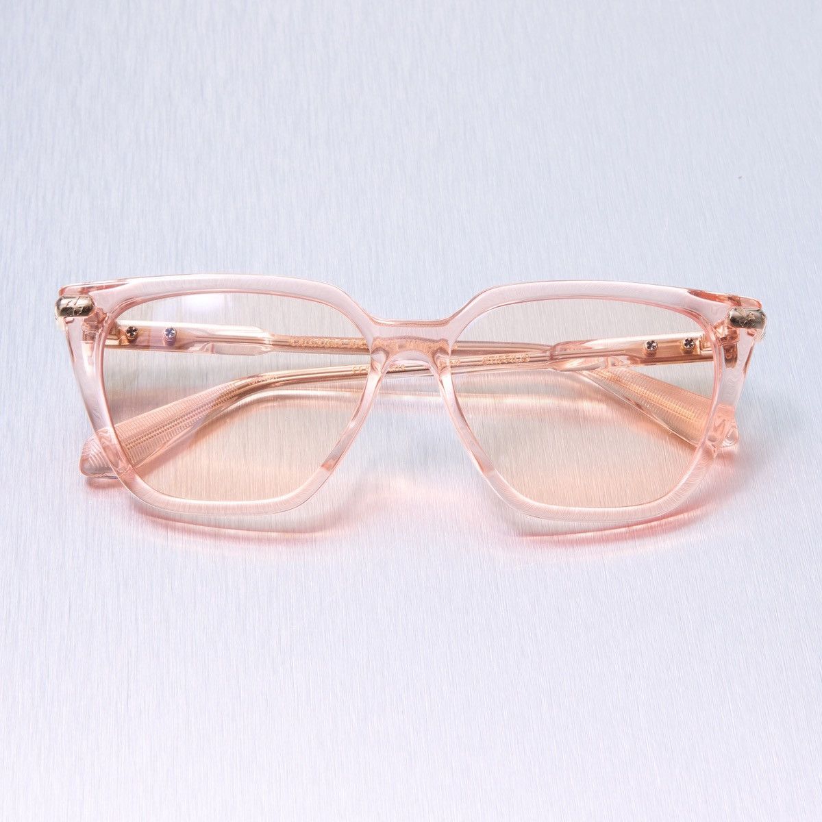 Chrome Hearts CHROME HEARTS STIFFILIS PINK CRYSTAL GLASSES Size ONE SIZE - 6 Thumbnail