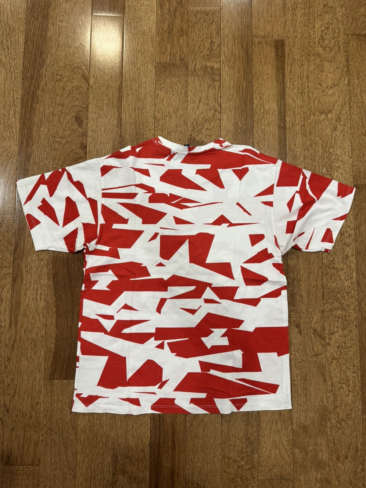 Raf Simons Raf simons SS08 geometry red and white tshirt Size US M / EU 48-50 / 2 - 2 Thumbnail