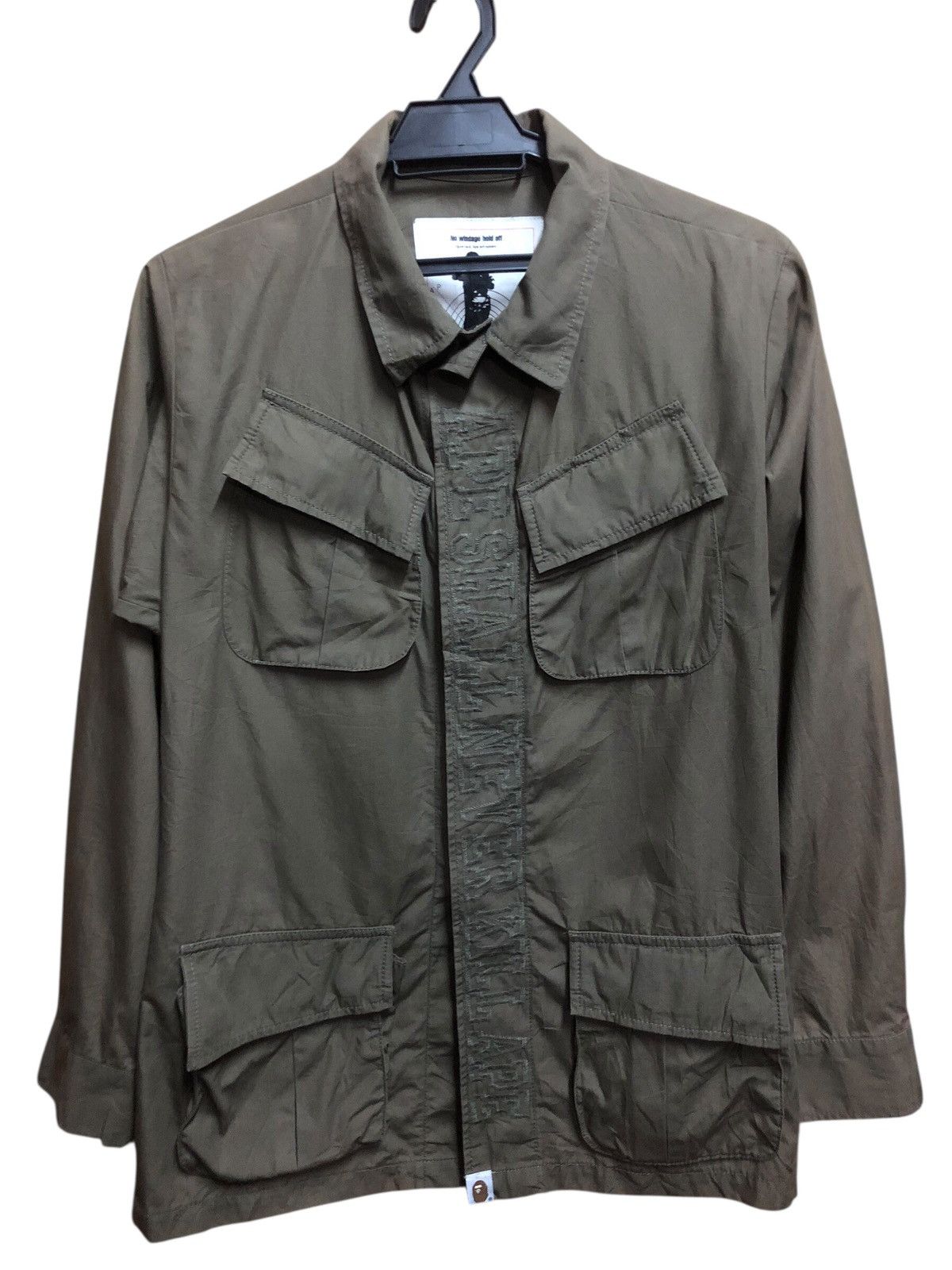 Nigo Vintage A Bathing Ape Button Ups Military Shirt Size US S / EU 44-46 / 1 - 1 Thumbnail