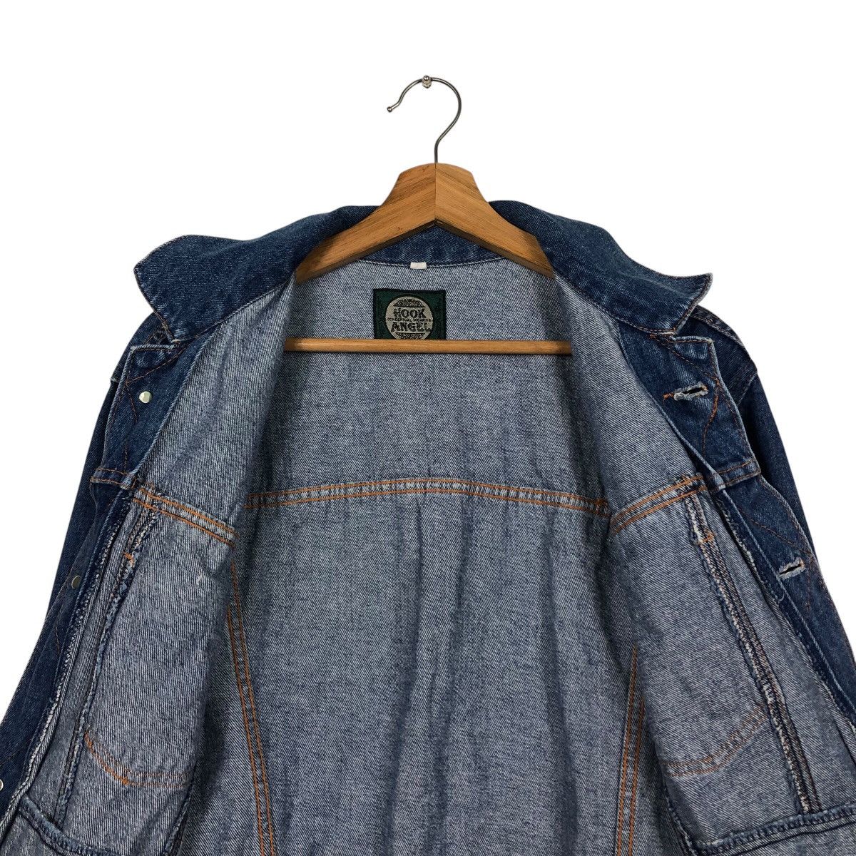 Hysteric Glamour 📌Vintage Biker Denim Jacket Hook Angel Multi Pocket Size US M / EU 48-50 / 2 - 15 Thumbnail