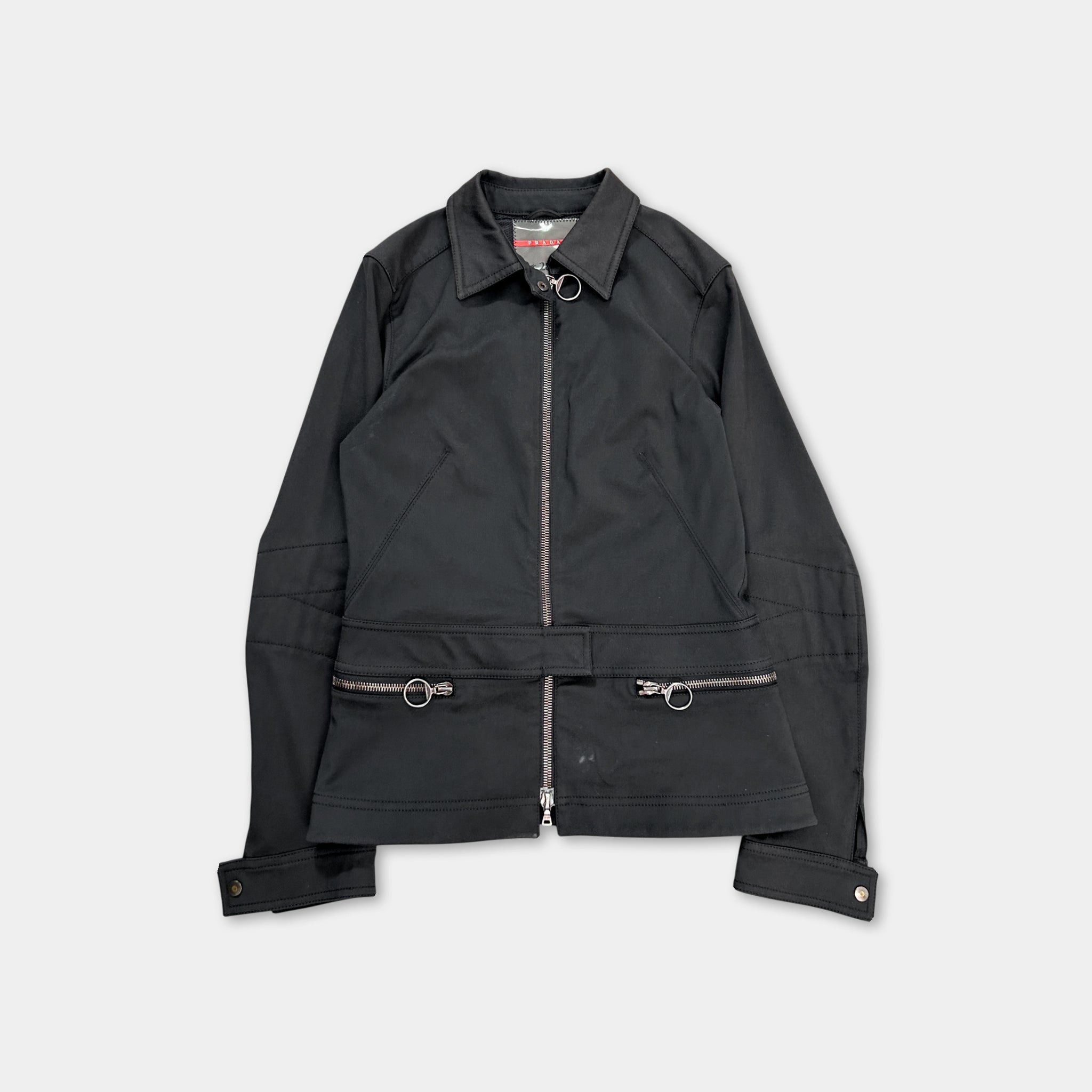 Prada Prada Línea Rosa Technical Nylon Jacket Size US M / EU 48-50 / 2 - 1 Thumbnail