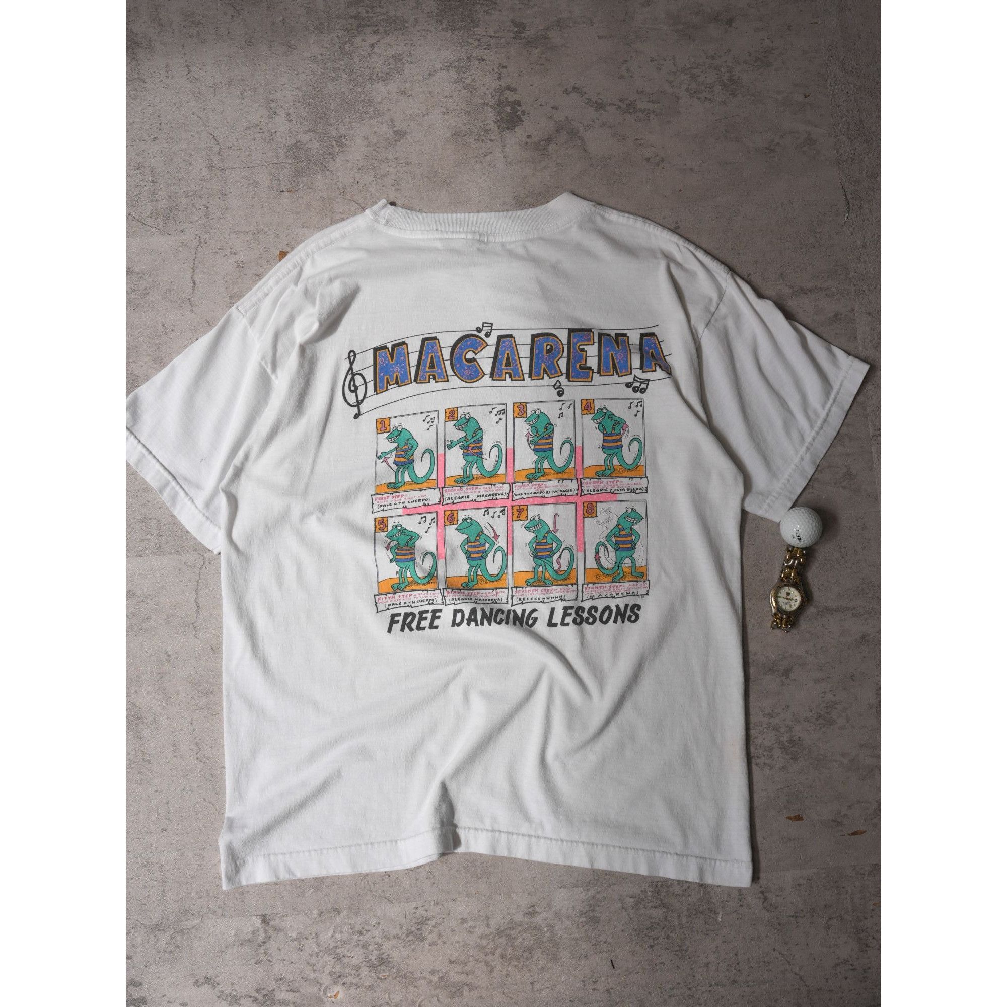 Other Vintage Macarena Dancing Lessons Graphic T Size L / US 10 / IT 46 - 1 Thumbnail