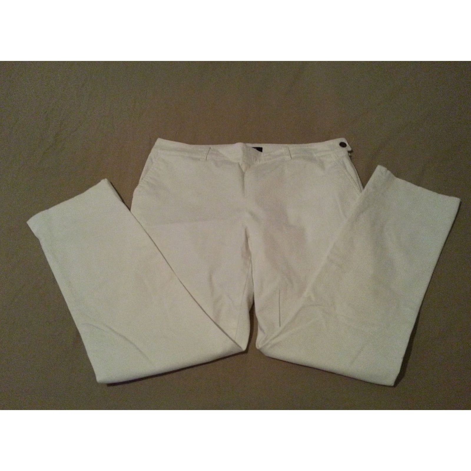 Polo Ralph Lauren Polo Ralph Lauren Jeans Womens White Denim Pants Petite 10P Slim Skinny 32x26 Size 32" / US 10 / IT 46 - 2 Thumbnail