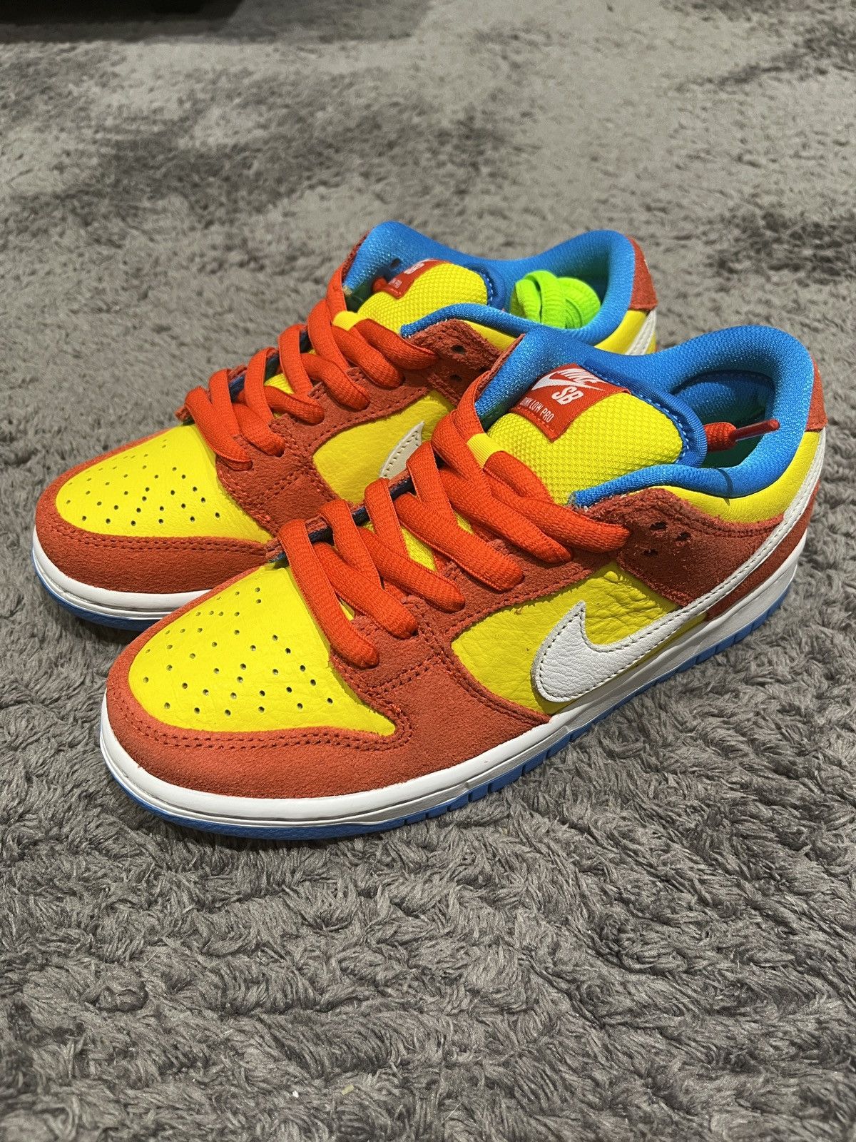 Nike Nike SB Dunk Low Bart Simpson US4.5 Size US 4.5 / IT 34.5 - 1 Thumbnail
