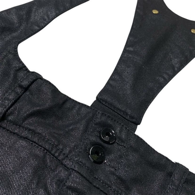 Diesel 2000s RARE DIESEL OVERALL SHORT SKIRT PUNK GOTHIC STYLE Size US 26 / EU 42 - 4 Thumbnail