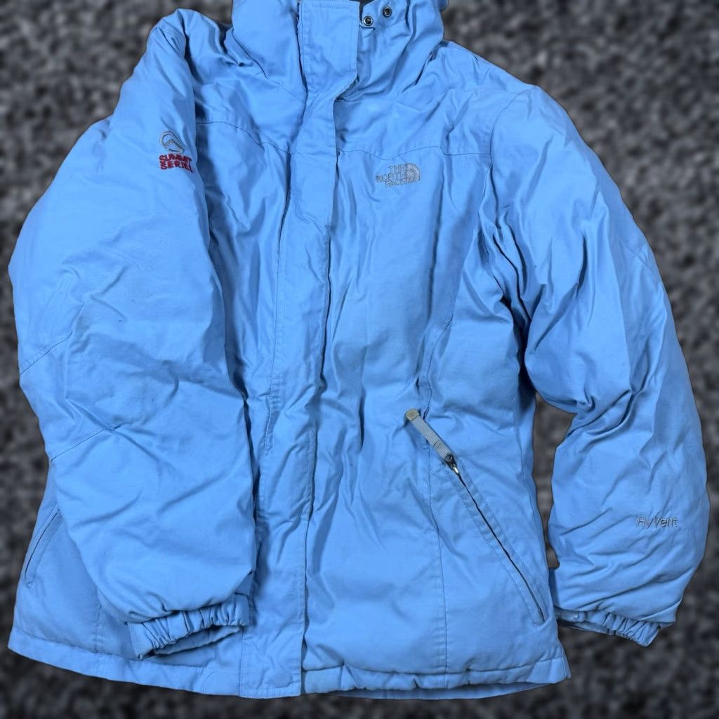 The North Face VINTAGE The North Face Down Jacket Parka Hooded Summit Series Nylon Blue M Mens Size US M / EU 48-50 / 2 - 1 Thumbnail