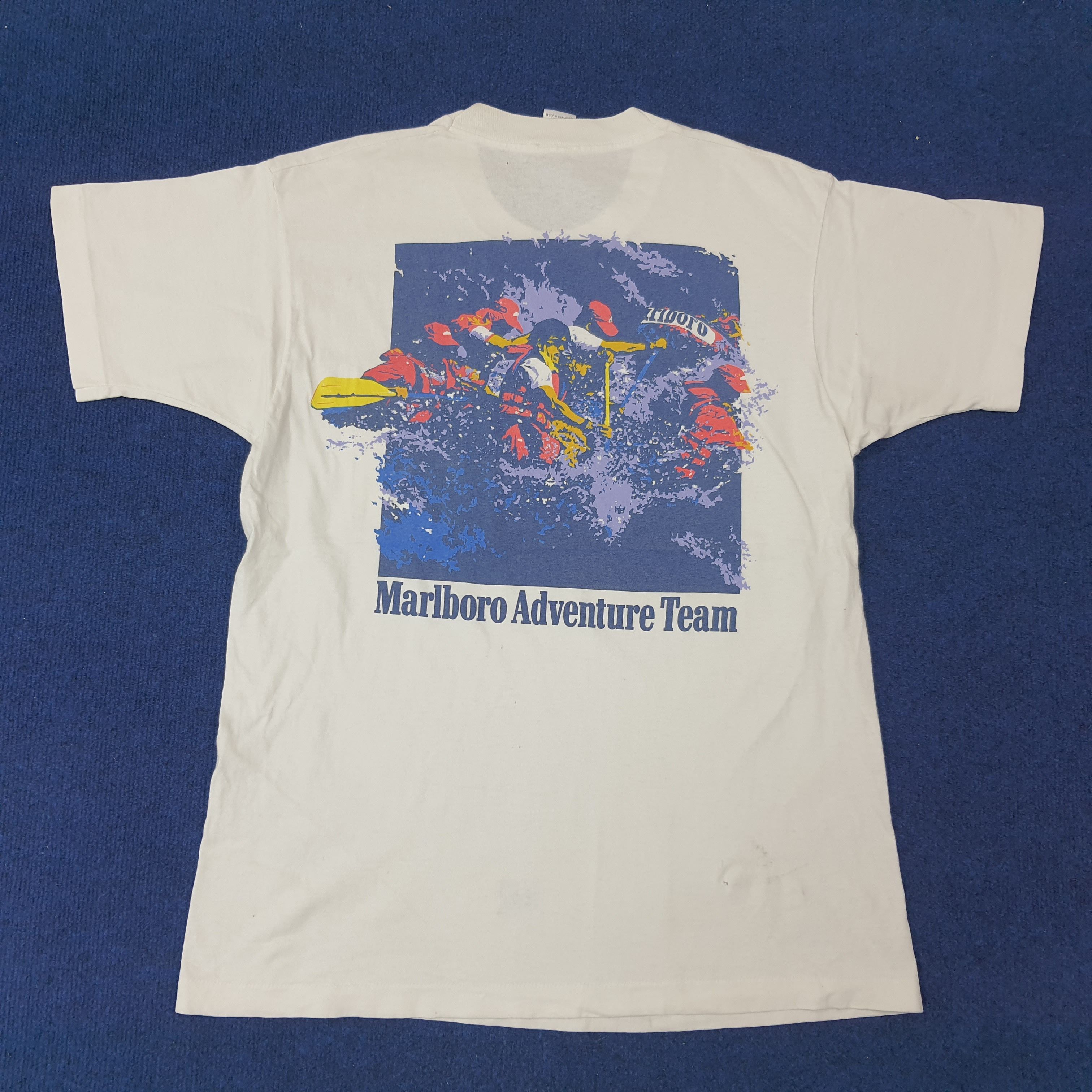 Japanese Brand × Marlboro × Vintage Vintage Marlboro Adventure Team Pocket Tshirt C219N24 Size US L / EU 52-54 / 3 - 1 Thumbnail
