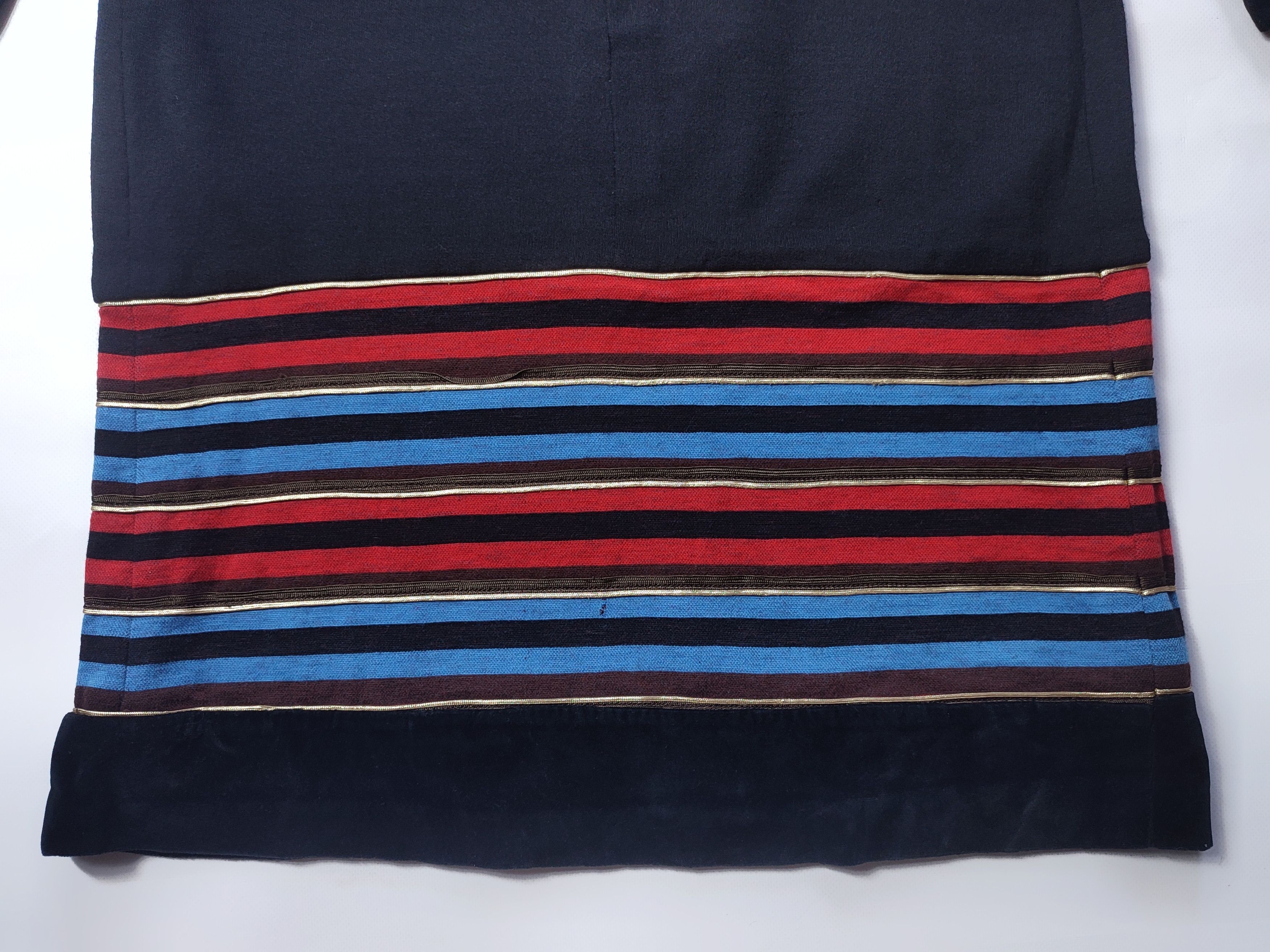 Lanvin Lanvin Vintage 80's Velour Wool Dress Size M / US 6-8 / IT 42-44 - 7 Thumbnail