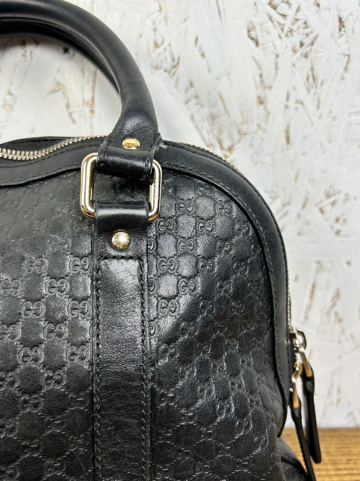 Gucci Gucci GG Micro Guccissima Leather Handbag 449663 Size ONE SIZE - 9 Thumbnail