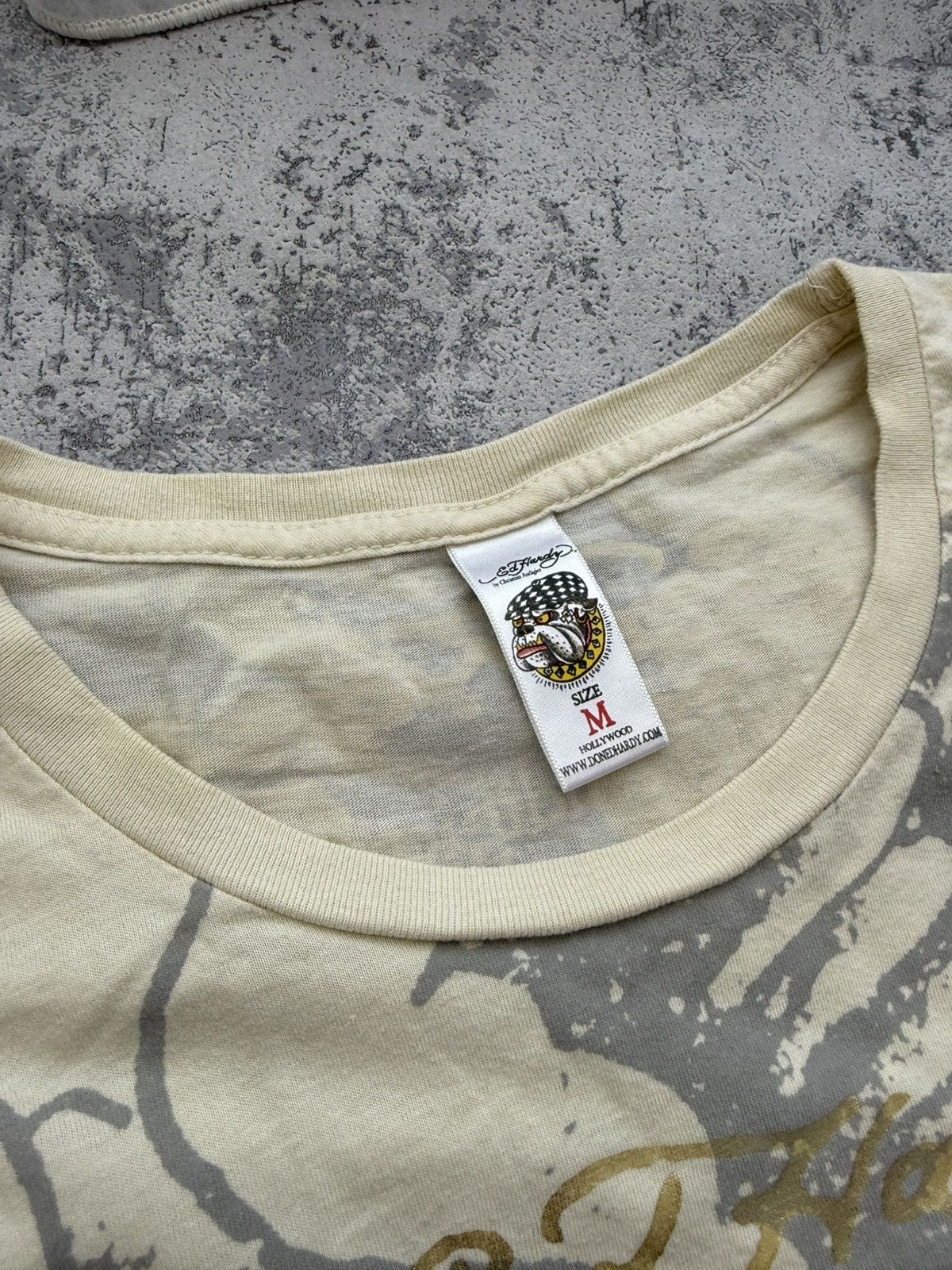 Ed Hardy Crazy Ed Hardy Y2K Overprint Long Sleeve Made in USA Size M / US 6-8 / IT 42-44 - 7 Thumbnail