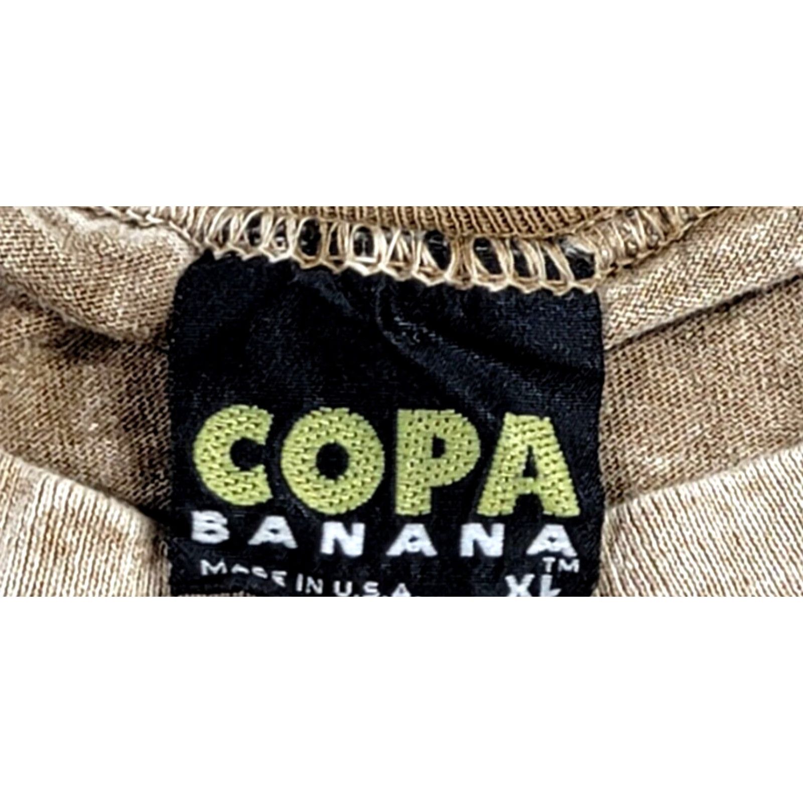 Vintage VINTAGE COPA T-Shirt Short Sleeve XL Brown Cotton Tie Dye 1990s Animals Sailing British Virgin Islands Embroidered Logo Mens Size US XL / EU 56 / 4 - 7 Thumbnail