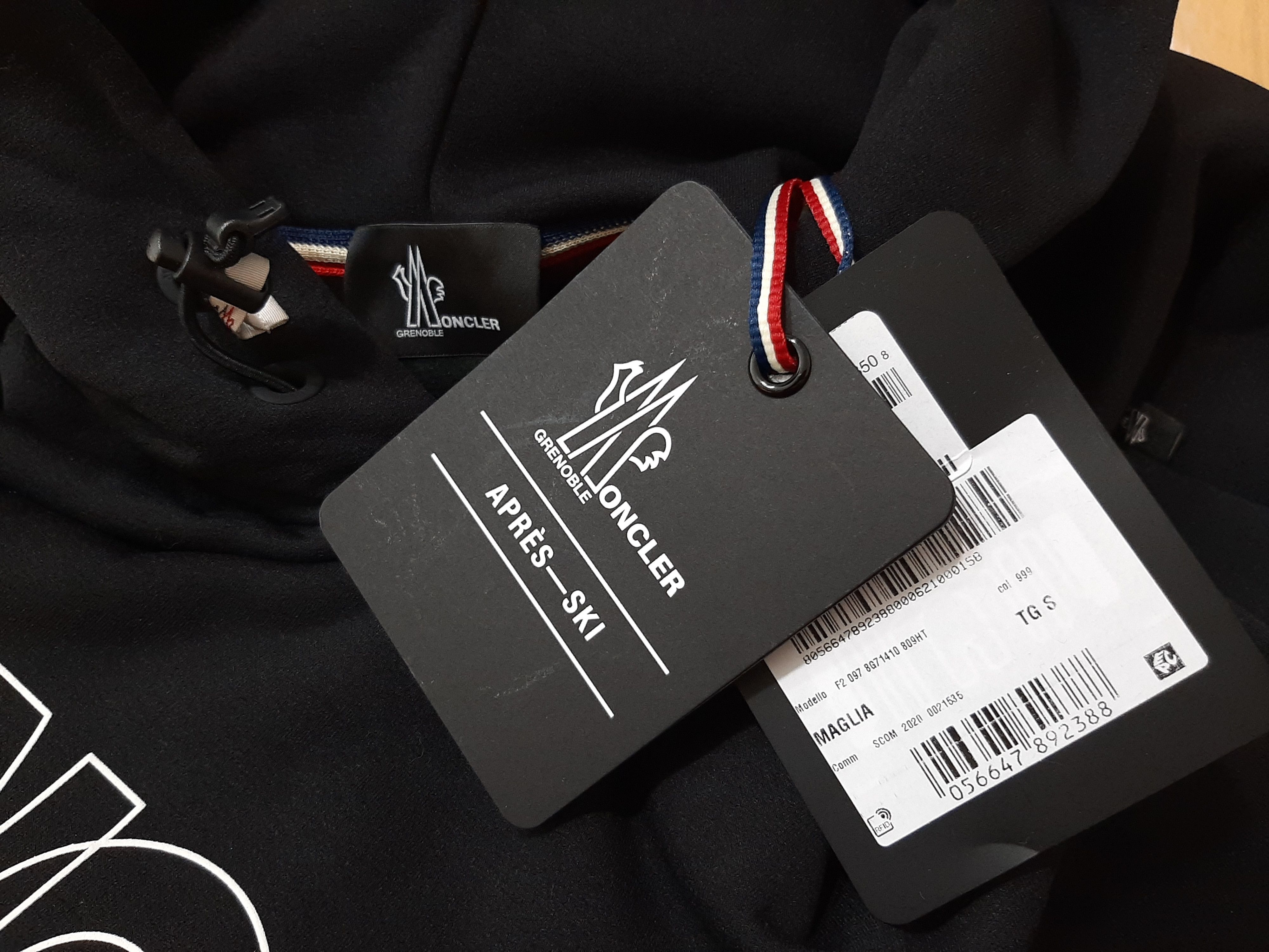 Moncler Moncler Grenoble Hoodie Black Men's Size S Size US S / EU 44-46 / 1 - 7 Thumbnail