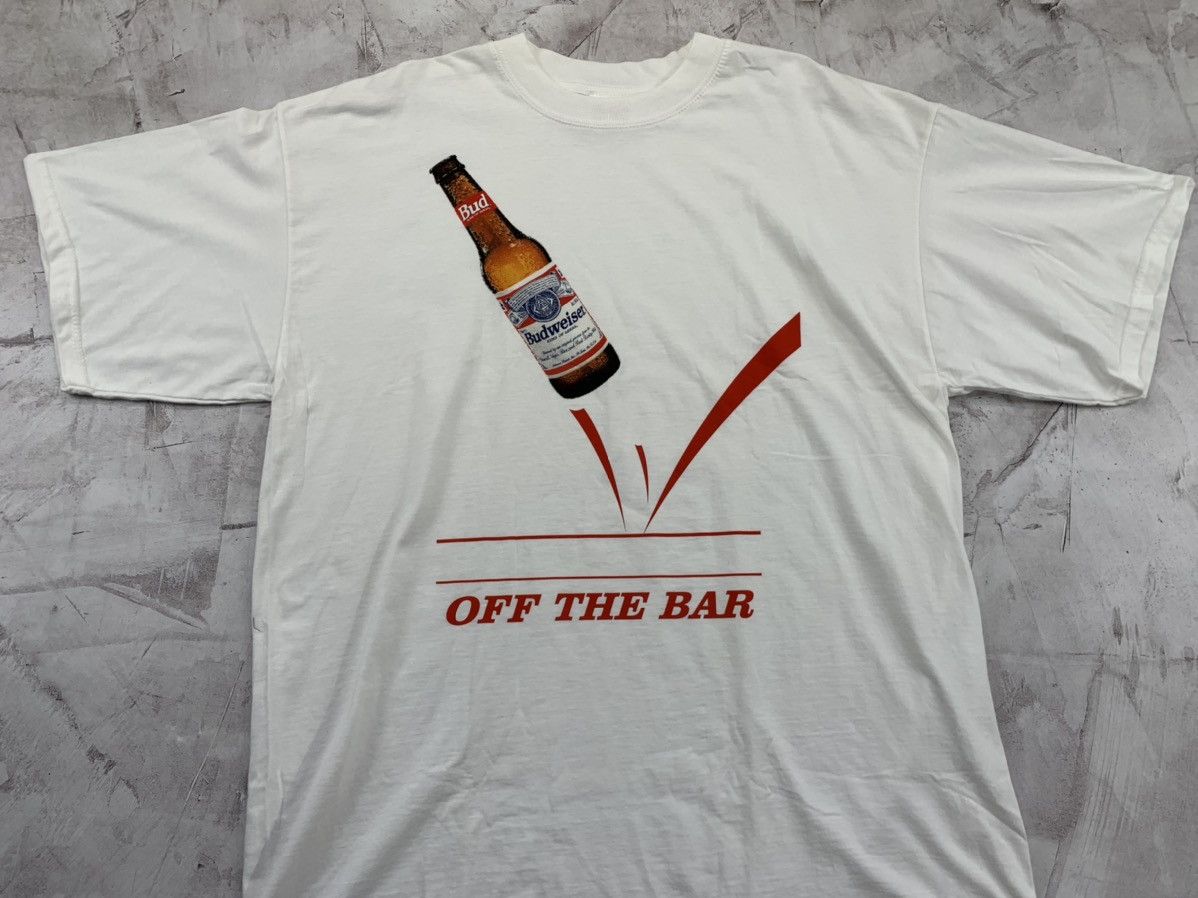 Budweiser × Vintage Mens t shirt Budweiser Size L Size US L / EU 52-54 / 3 - 2 Thumbnail