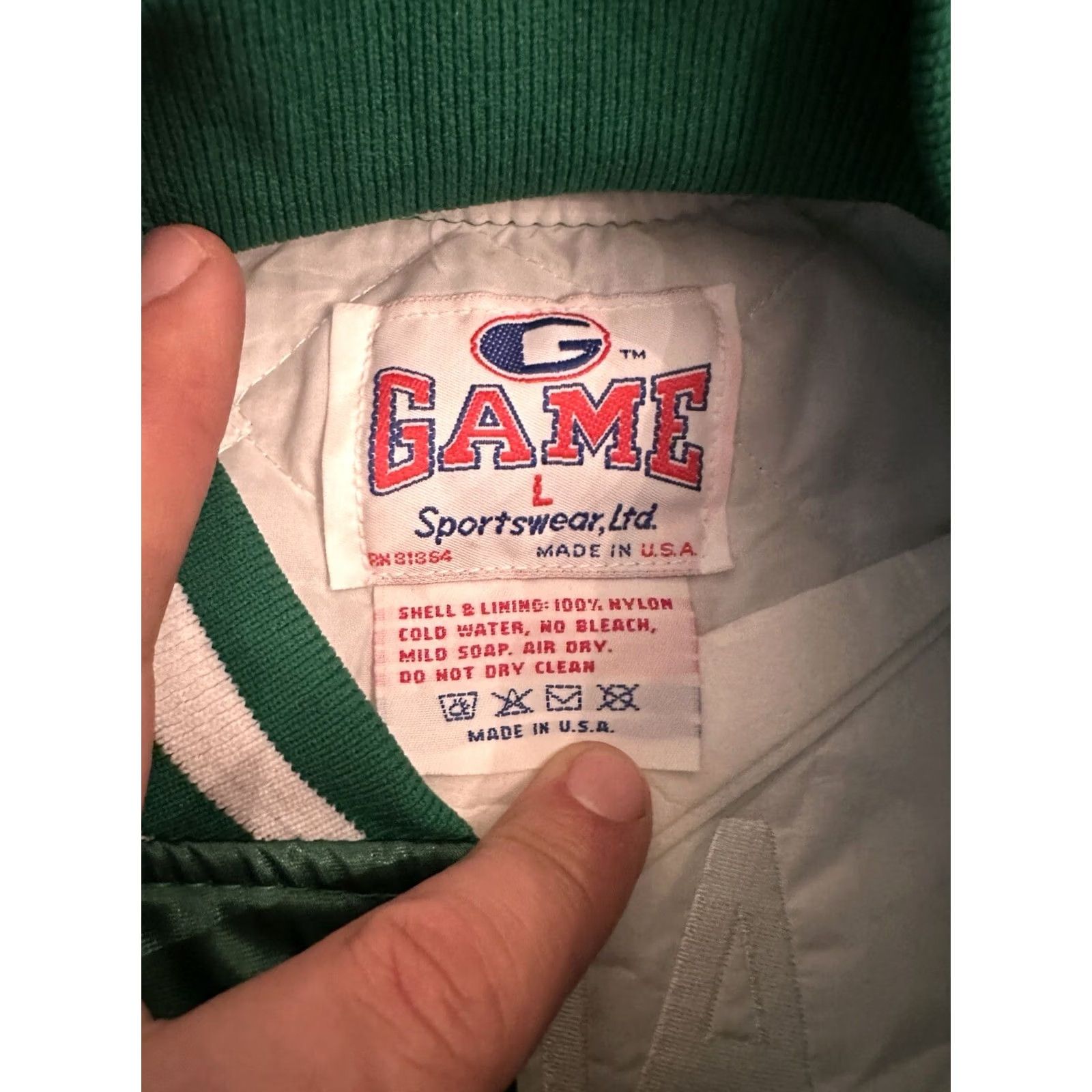 Vintage VINTAGE Flight Satin Bomber Jacket 90s Hi-Landers 4x4 Club Sacramento Green Men L Satin Bomber Jacket Mens Size US L / EU 52-54 / 3 - 5 Thumbnail
