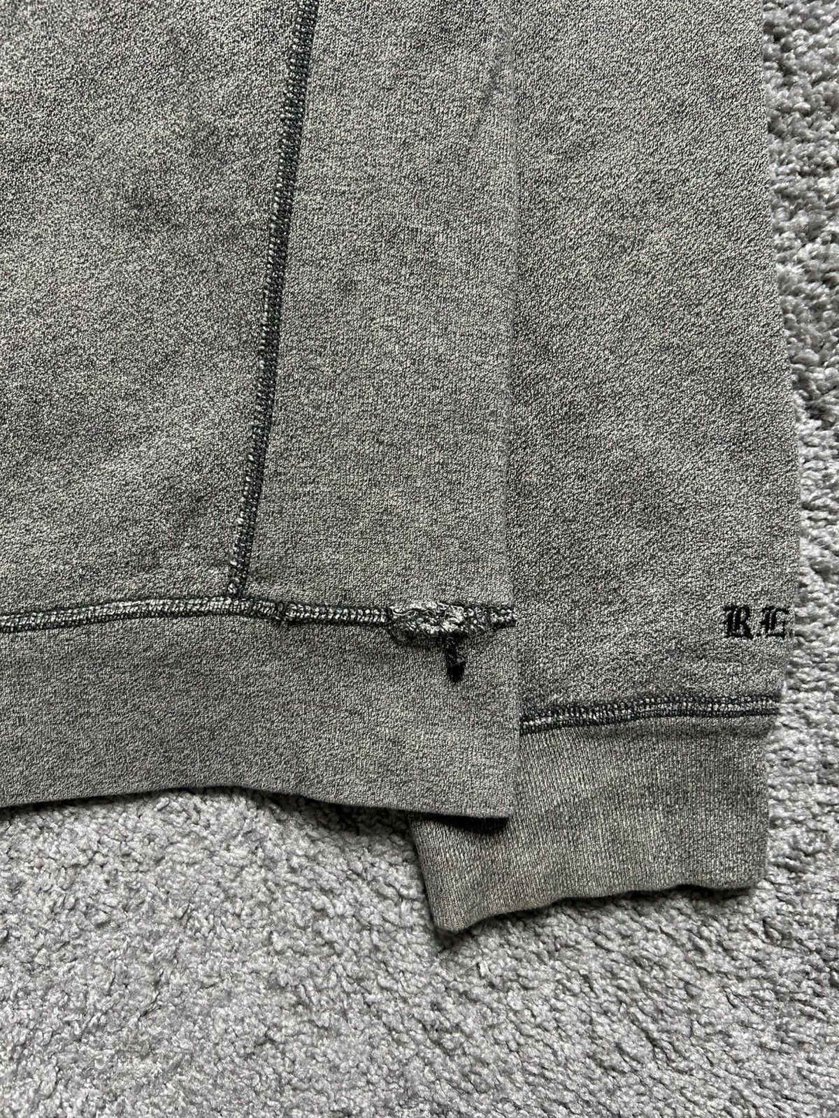 Vintage 80s Polo Ralph Lauren Thermal Paint Zip Hoodie Sweat