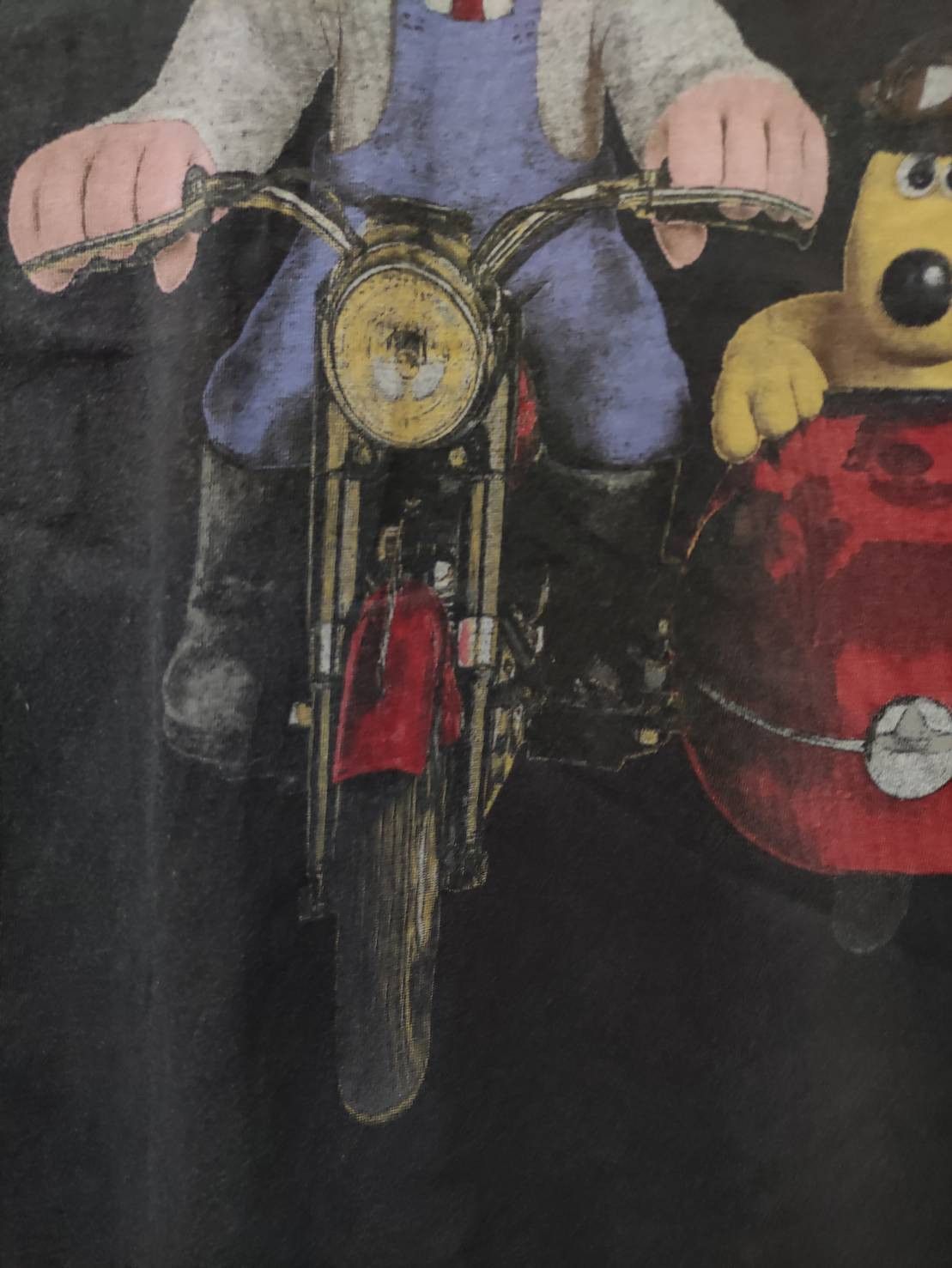 Cartoon Network Vtg 90's Wallace and Gromit x Mark&Spencer Movie T-Shirt Size US L / EU 52-54 / 3 - 4 Thumbnail
