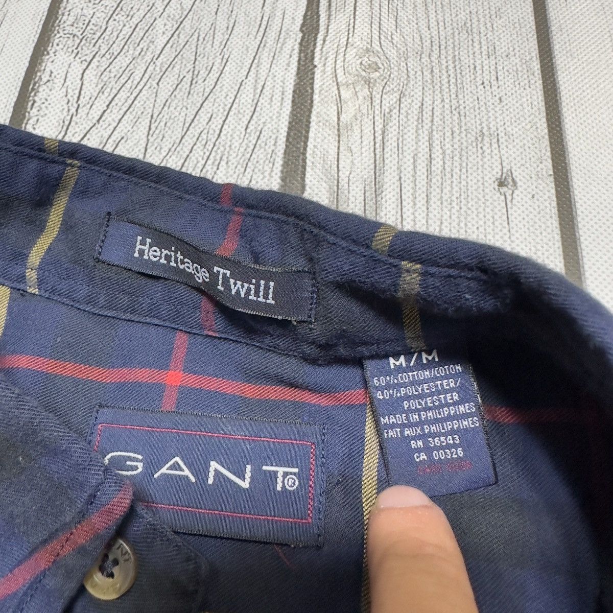 Gant × Vintage Vintage GANT shirt Size US M / EU 48-50 / 2 - 5 Thumbnail