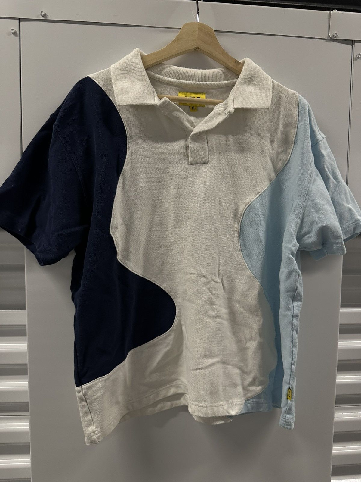 Stripe Knit Polo Green Combo - spring/summer 2023 - Golf Wang