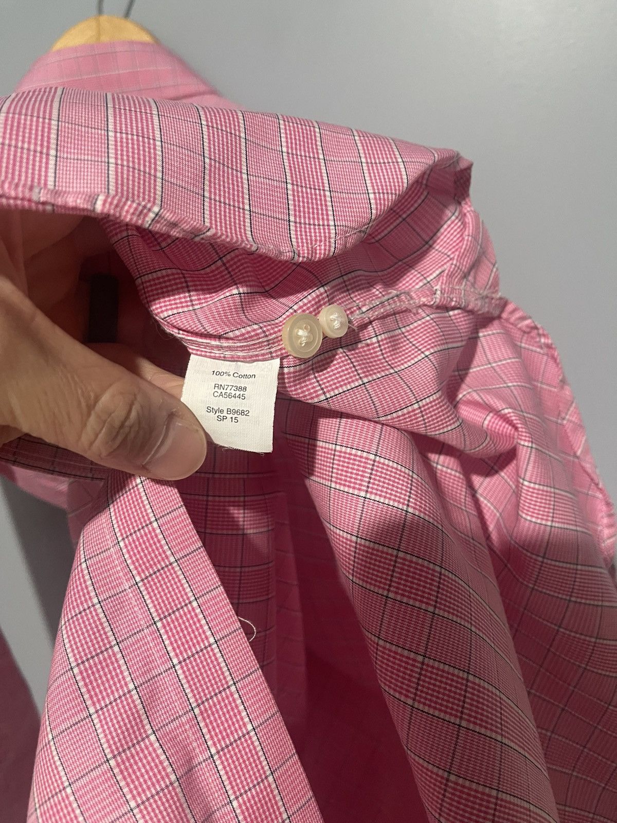 J.Crew JCREW Thompson Shirting 2 Ply Wrinkle Free Sz M 15-15.5 Pink Size US M / EU 48-50 / 2 - 7 Thumbnail