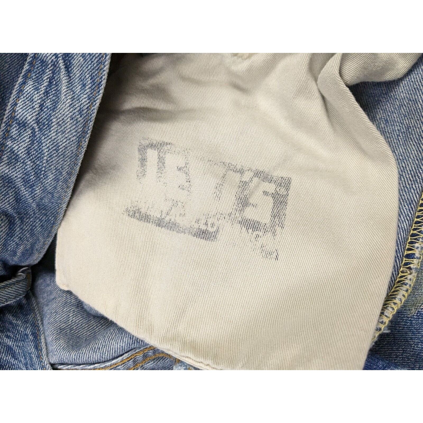 Levi's LVC LEVIS 501XX 31x34 Distressed Big E Selvedge Jeans Size US 31 - 4 Thumbnail