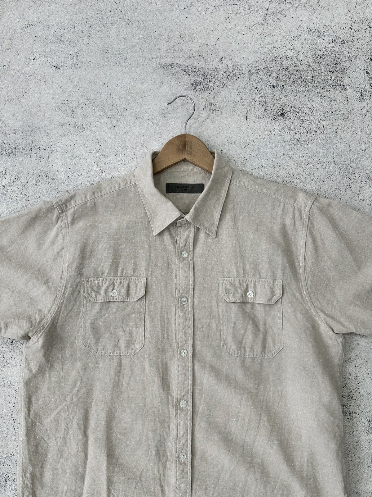 Givenchy Givenchy Linen Shirt Size US L / EU 52-54 / 3 - 3 Thumbnail