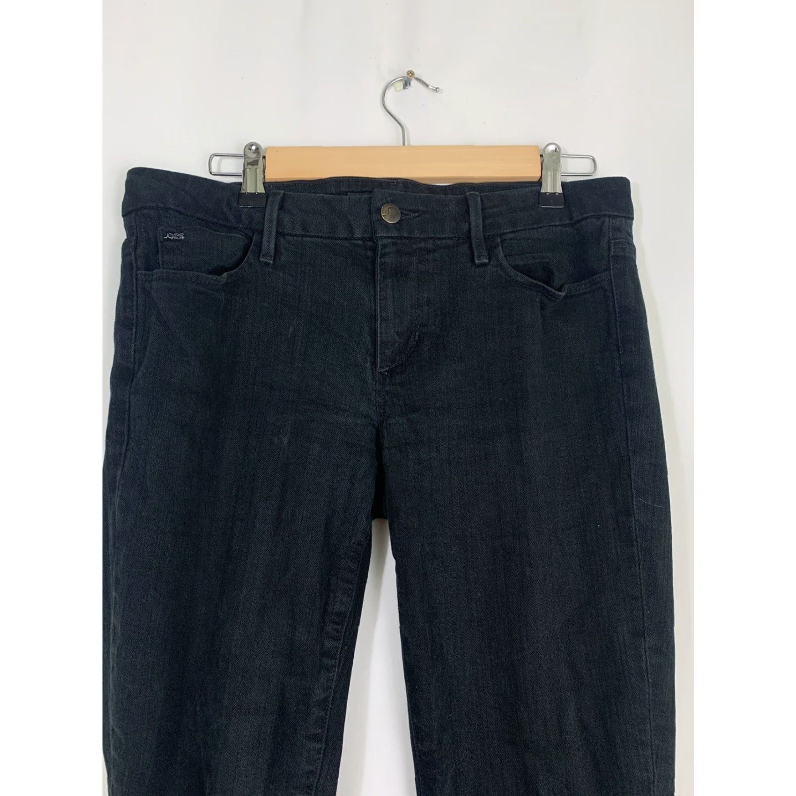 Vintage Joe's Women's Chelsea Fit Black Embroidered Straight Leg Jeans Size W31 Size 24" / US 00 / IT 34 - 4 Thumbnail