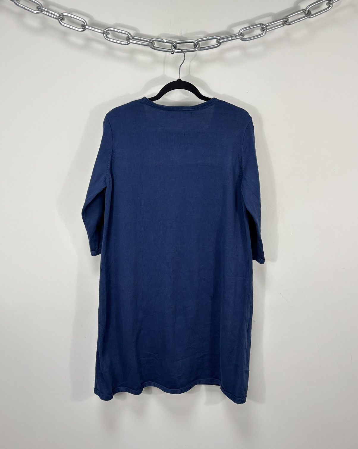 Gudrun Sjoden Gudrun Sjoden Women’s Blue Relaxed Pockets Long Sleeve Dress Size L / US 10 / IT 46 - 11 Thumbnail