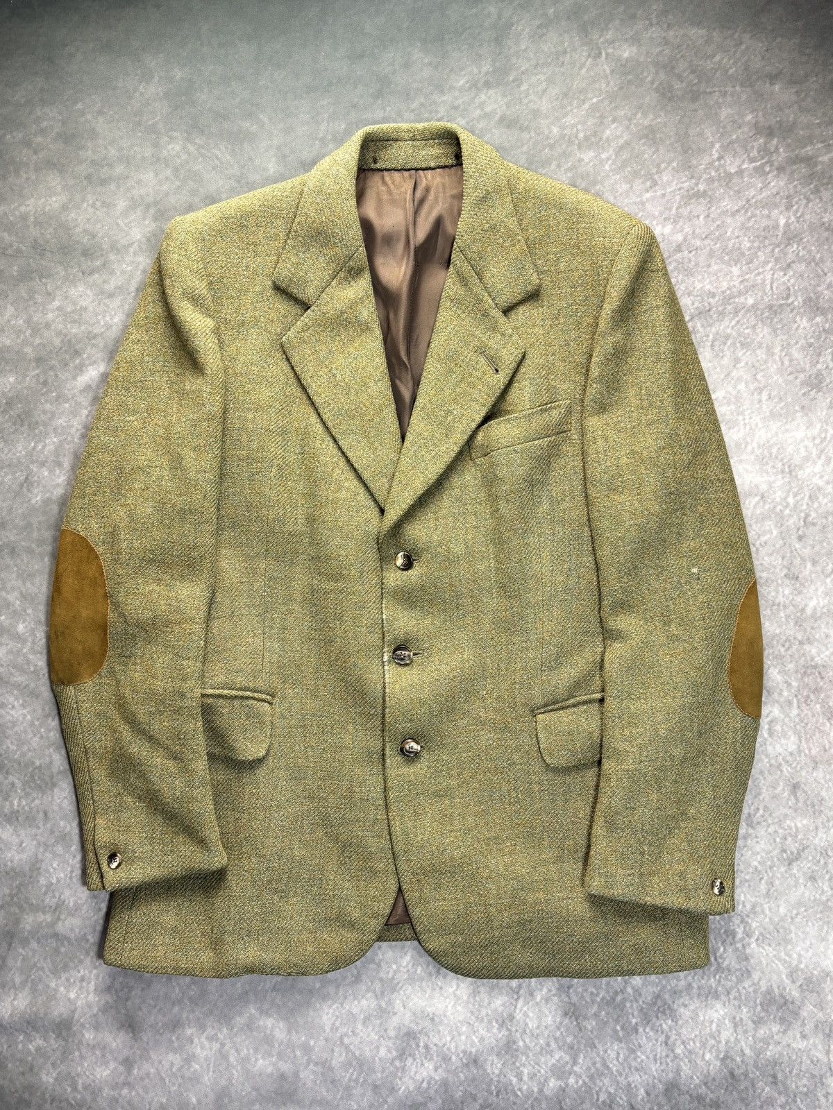 Harris Tweed Vintage Harris Tweed Blazer Suit Jacket Made in Scotland Size 42R - 1 Thumbnail