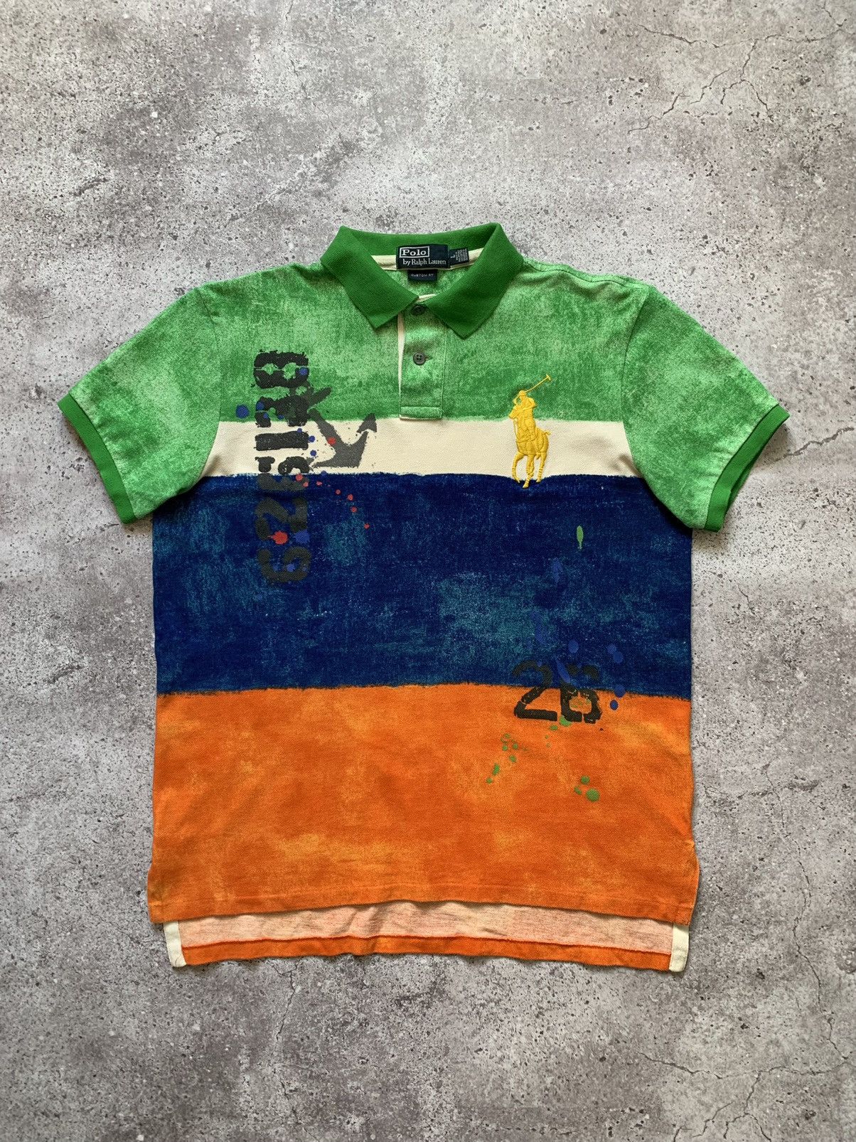 Polo Ralph Lauren Polo Ralph Lauren Custom Fit Big Pony Rugby Size US L / EU 52-54 / 3 - 1 Thumbnail