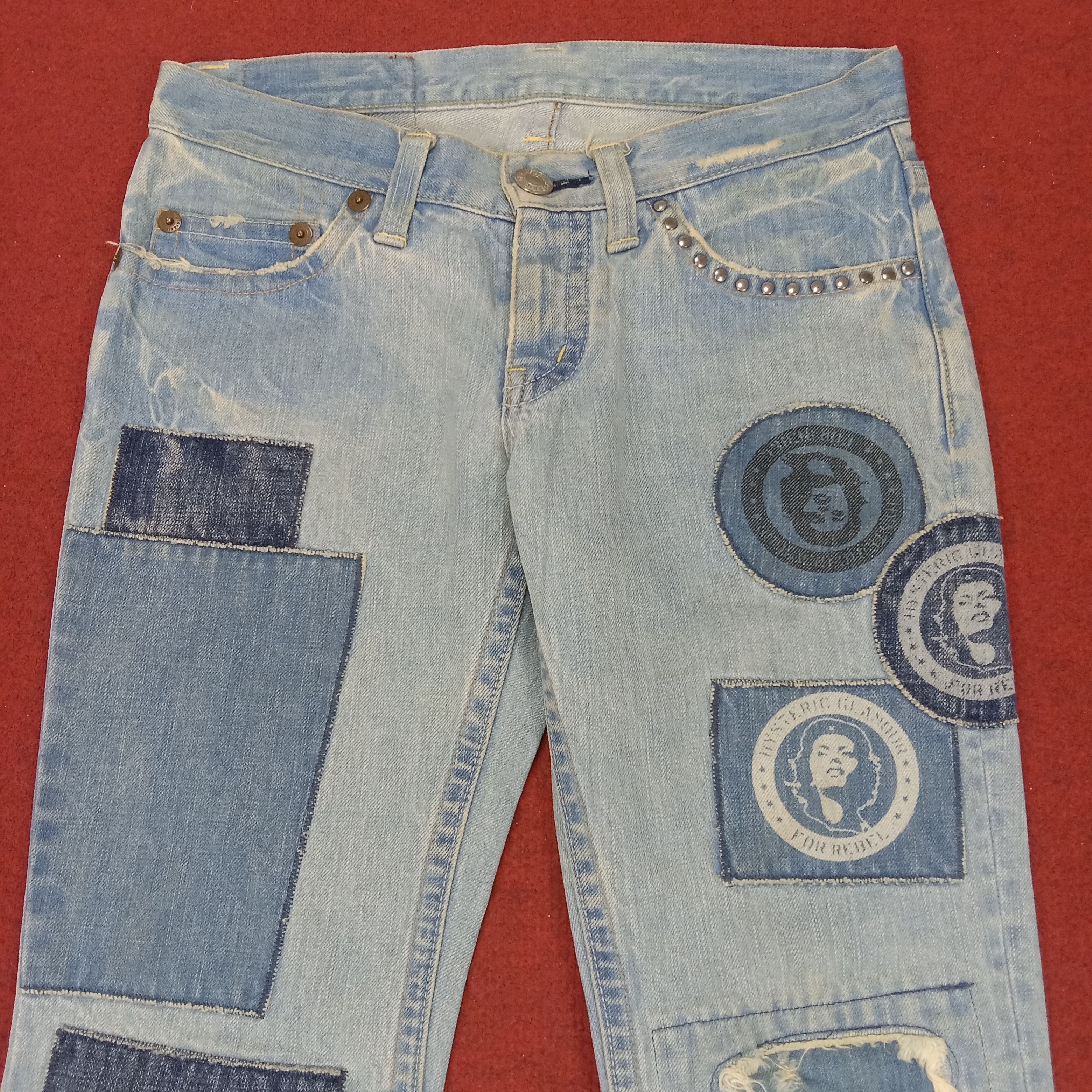 Hysteric Glamour Hysteric Glamour Jeans Rare Design Fashion Style Size 29" - 2 Thumbnail
