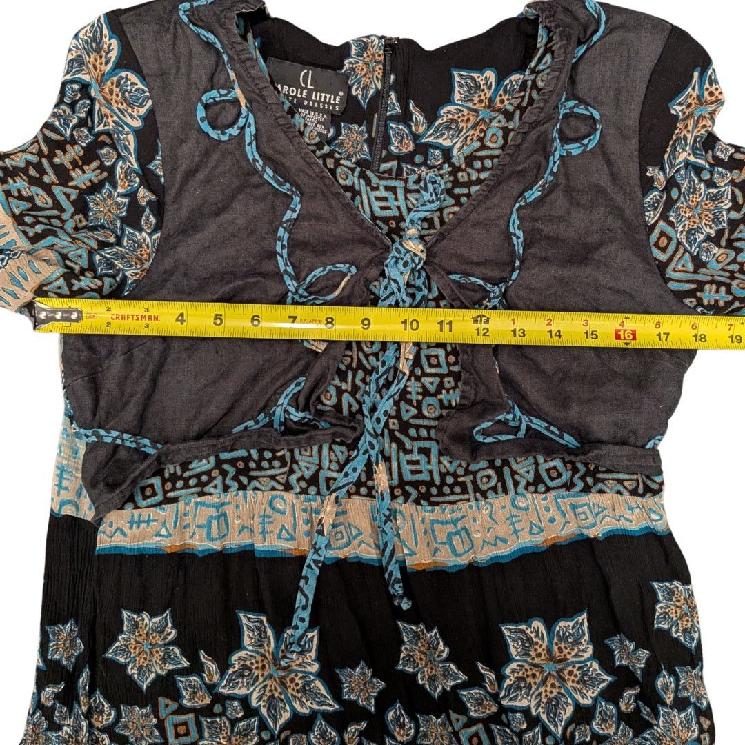 Vintage Vintage Carole Little Fairycore Boho Maxi Dress w/ Vest Size XL / US 12-14 / IT 48-50 - 5 Thumbnail