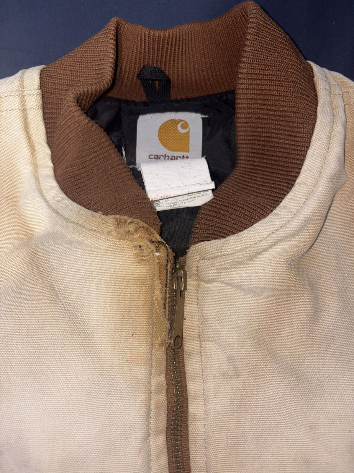 Carhartt Carhartt Vintage Y2K Work Wear Jacket/Vest thrashed union Size US M / EU 48-50 / 2 - 3 Thumbnail