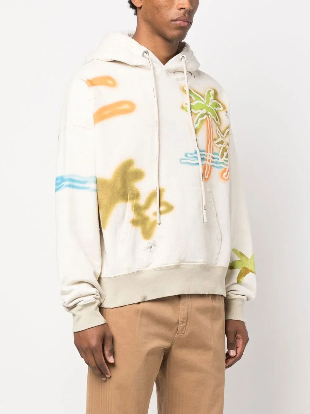 Palm Angels o1y0325 Logo Hoodie in Multicolor Size US L / EU 52-54 / 3 - 2 Thumbnail