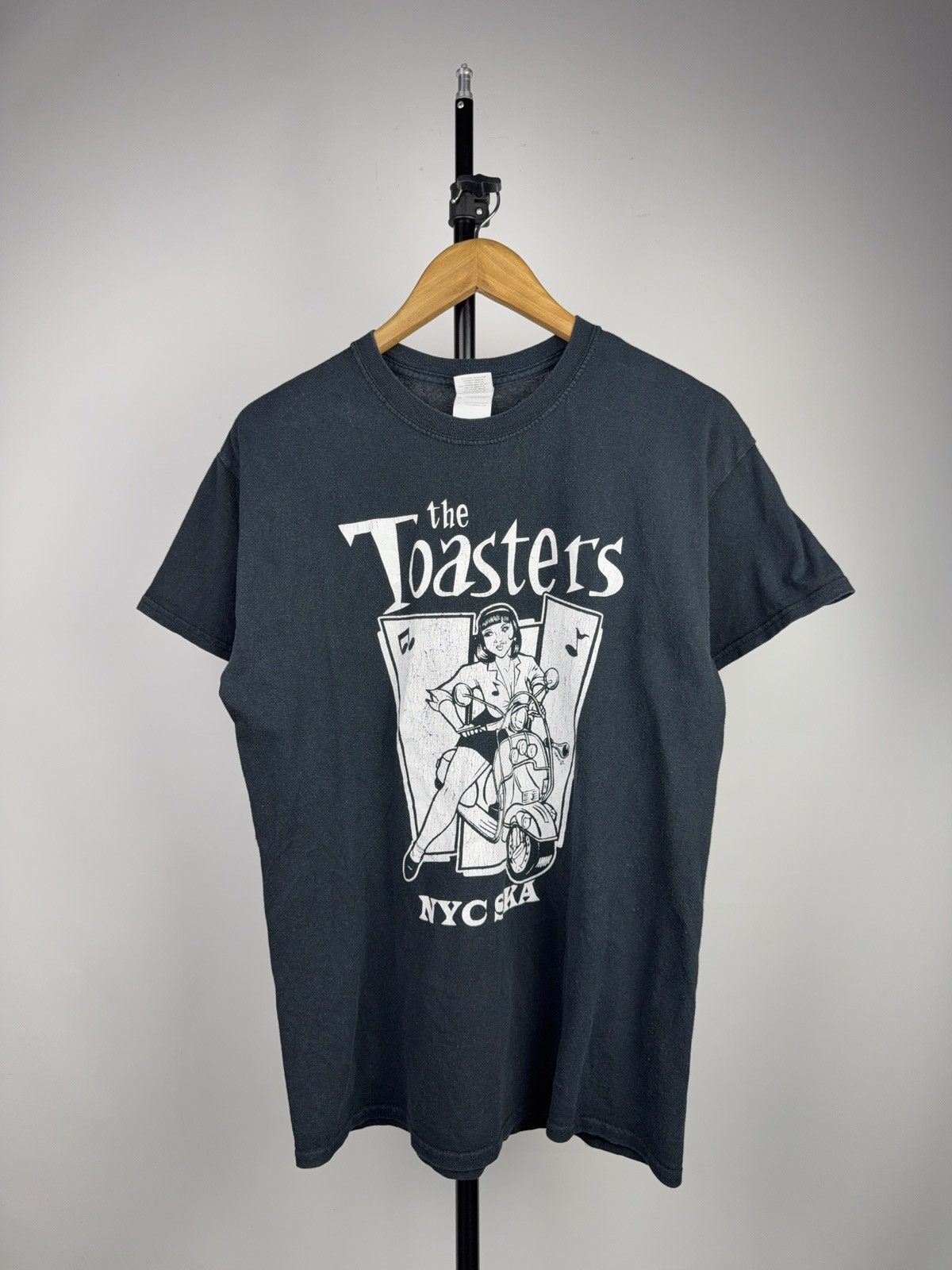 Vintage 00s The Toasters NYC Ska Band Tee Vintage Style Black Size US M / EU 48-50 / 2 - 1 Thumbnail