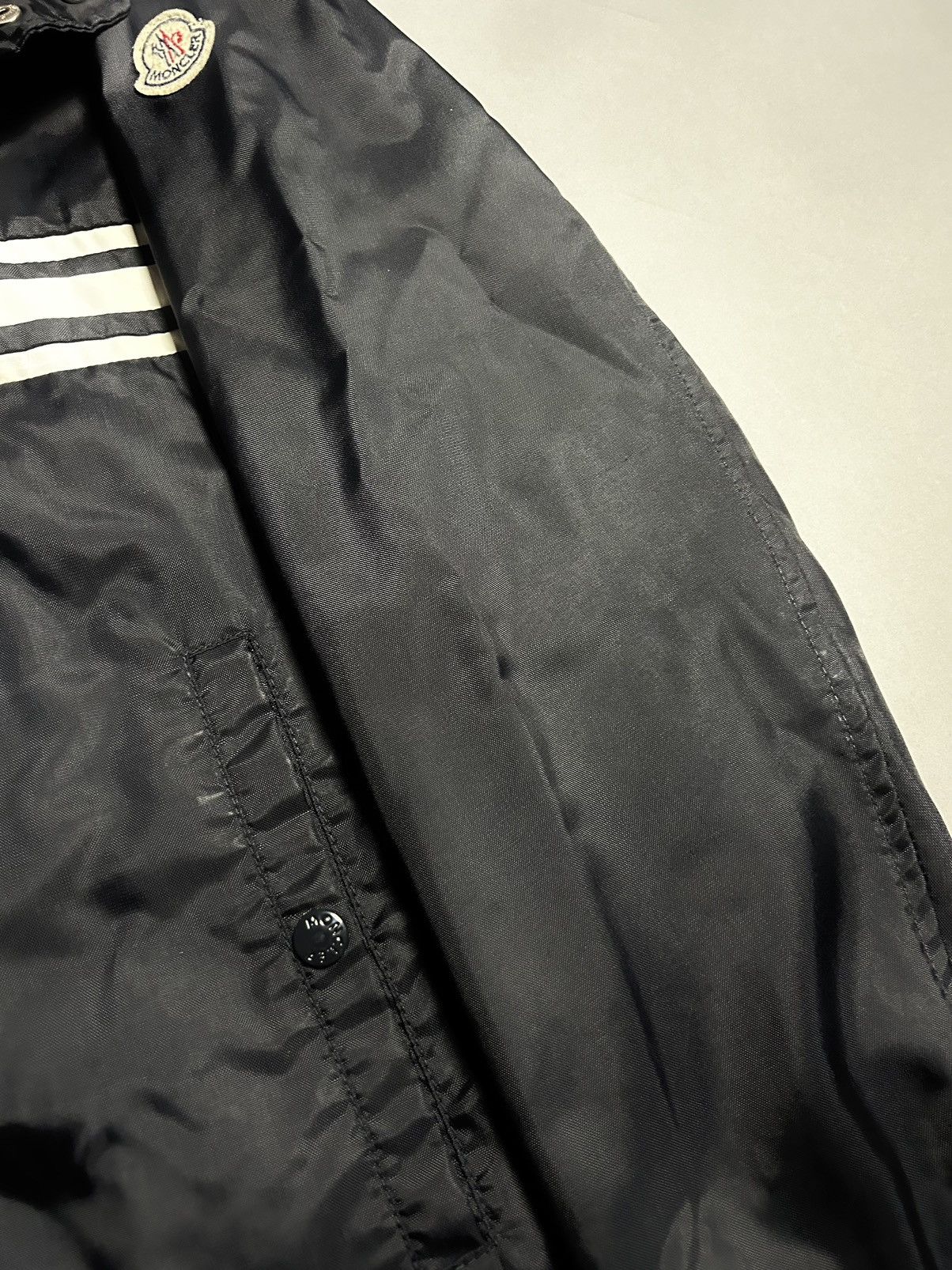 Moncler Moncler bomber jacket black big logo Size US M / EU 48-50 / 2 - 5 Thumbnail