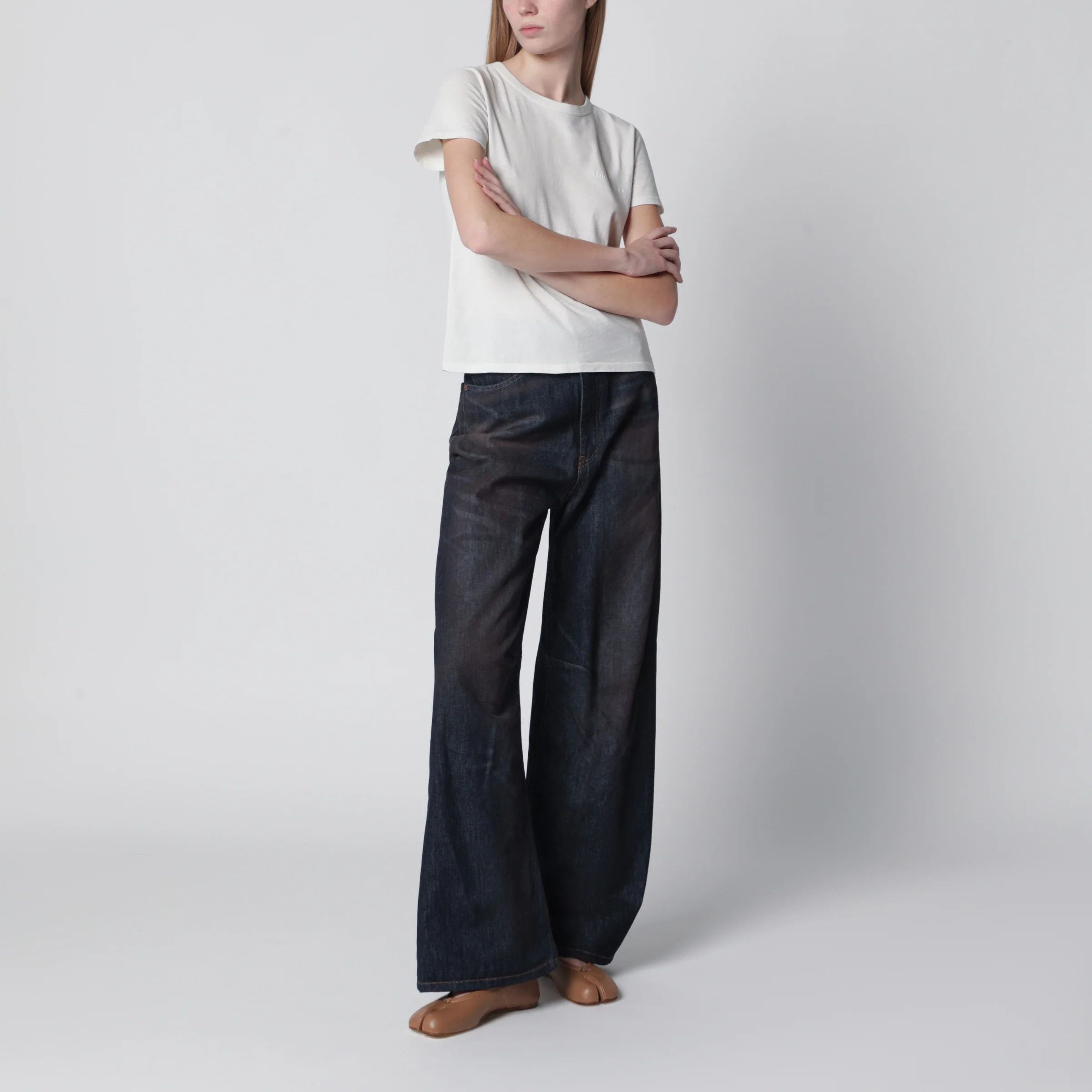 Maison Margiela o1d2blof0426 Cotton Jersey Short-Sleeve Crew-Neck T-Shirt Size L / US 10 / IT 46 - 1 Thumbnail
