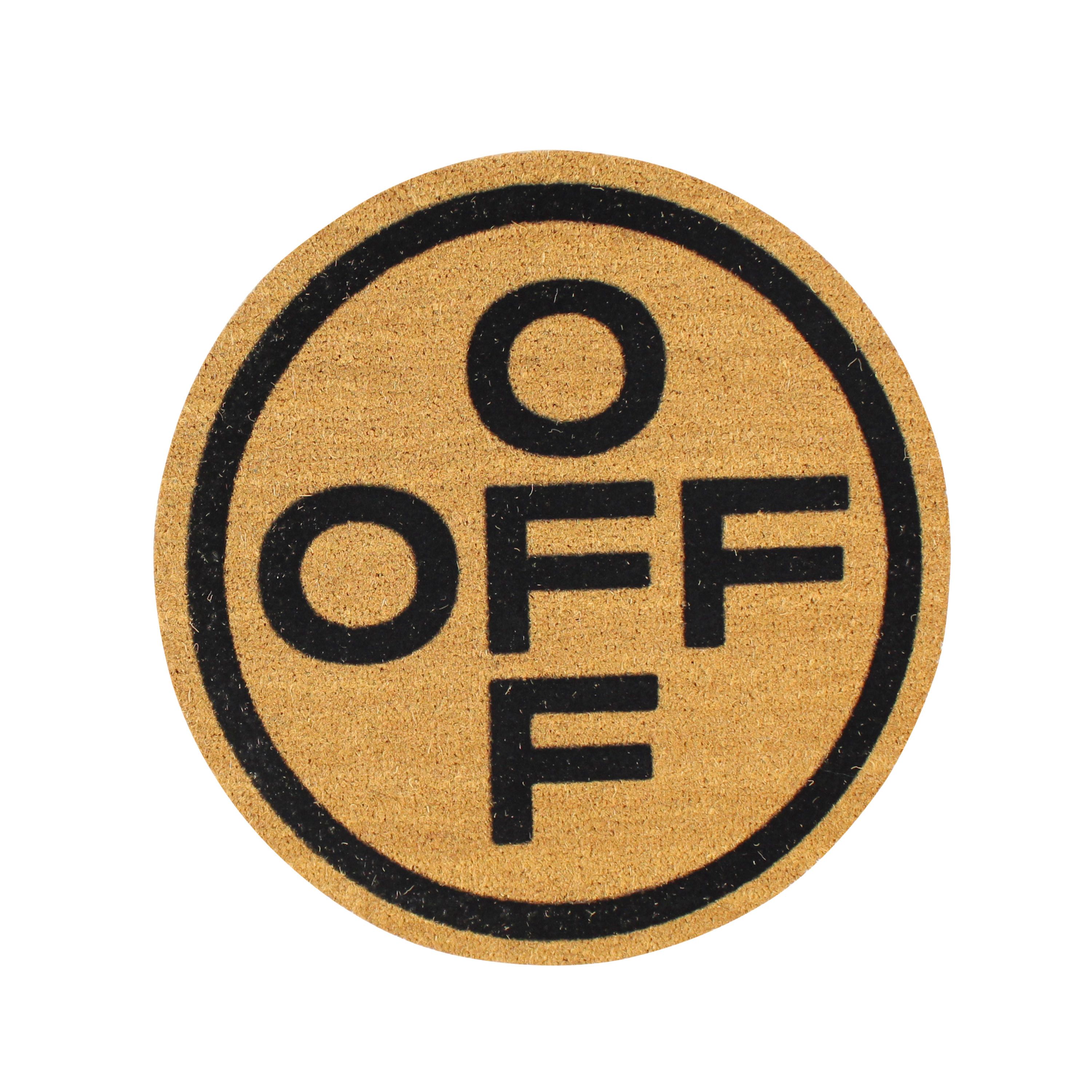image of Off White Brown Doormat Size Os, Men's