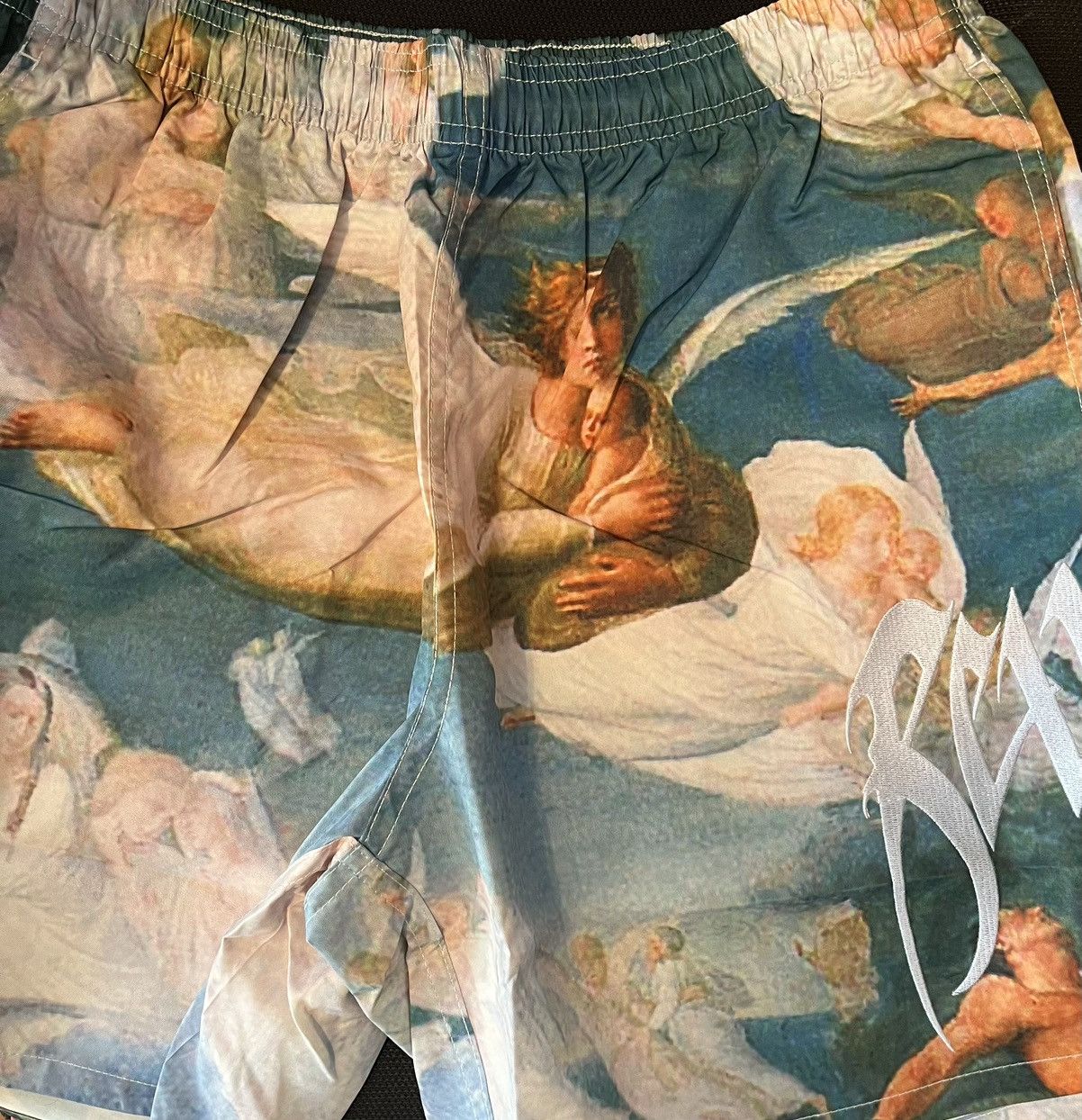 Revenge Revenge Embroidered Angel Shorts Size US 30 / EU 46 - 3 Thumbnail