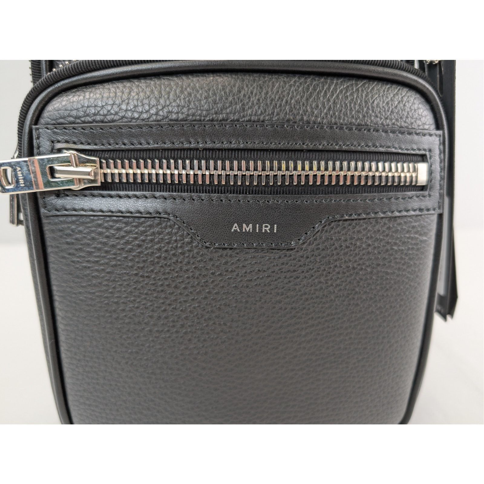 Amiri o1rshd1 Size: OS / Pebbled Napa Hip Pouch Bag in Black Size ONE SIZE - 3 Thumbnail