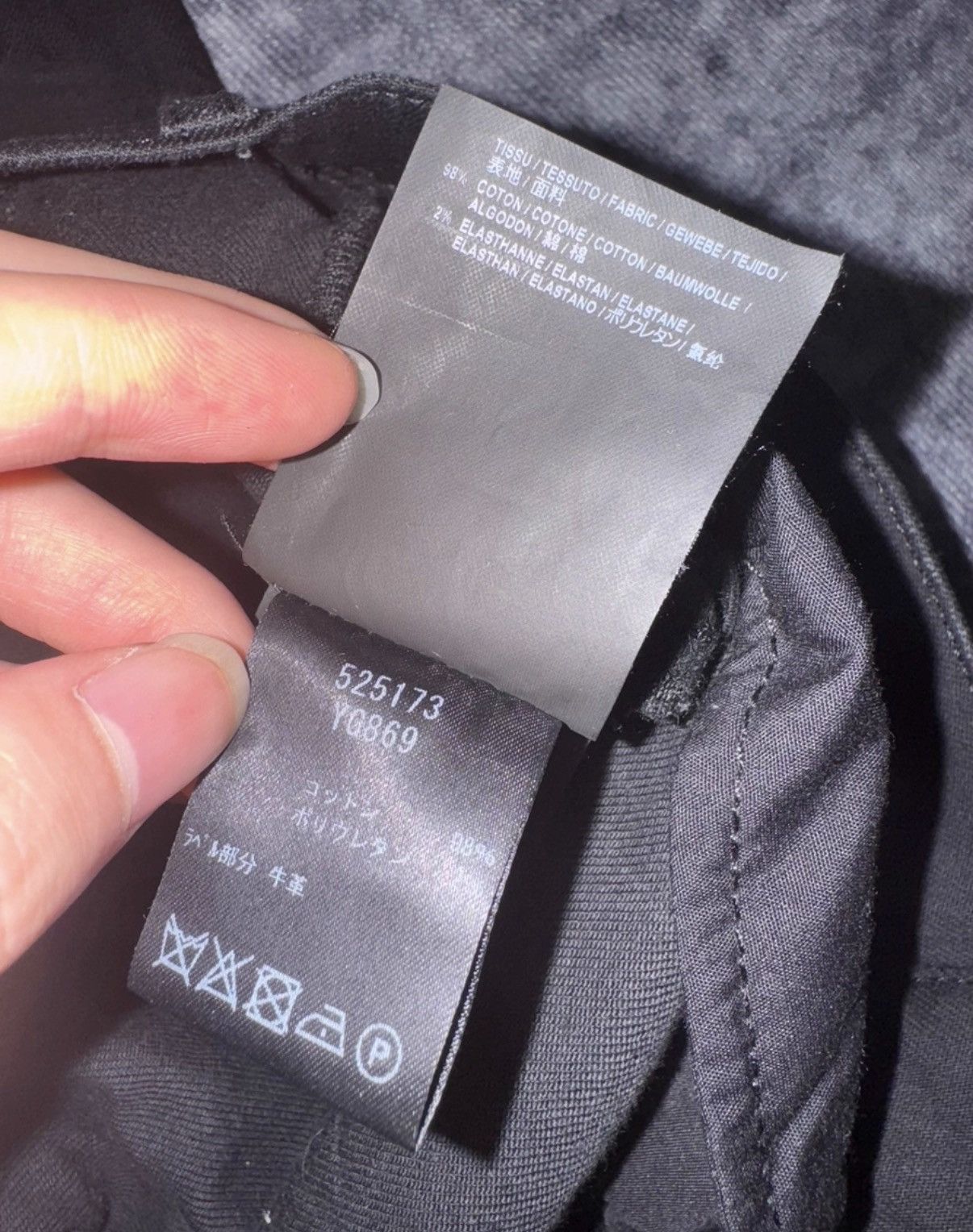 Saint Laurent Paris Saint Laurent (SLP) 18SS Stretch Black Basic Denim Jeans Size US 31 - 7 Thumbnail