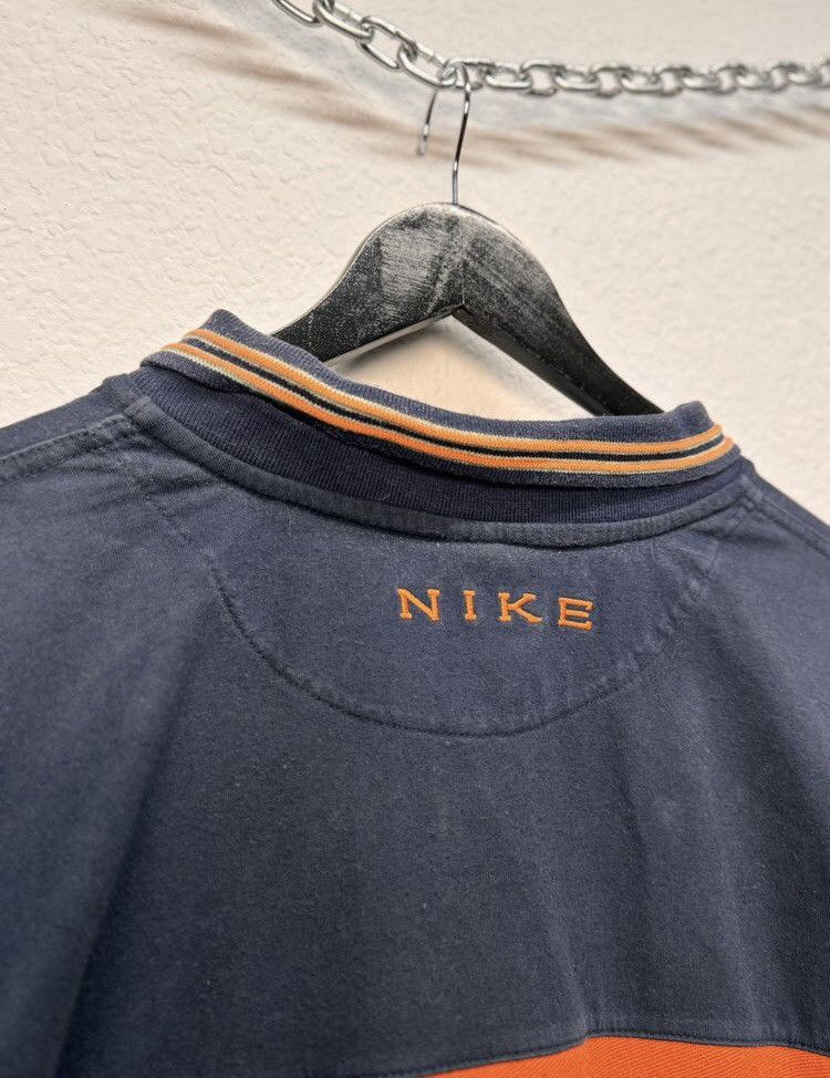 Nike × Vintage Nike Rugby Vintage Sweatshirt Polo Y2K Size US L / EU 52-54 / 3 - 9 Thumbnail