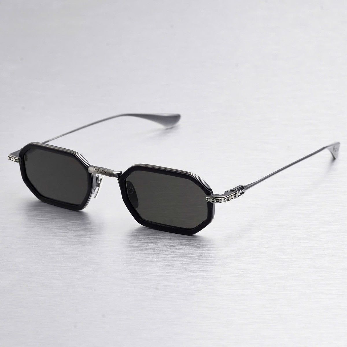 Chrome Hearts CHROME HEARTS STYLIDA MATTE BLACK/PEWTER SUNGLASSES Size ONE SIZE - 2 Thumbnail