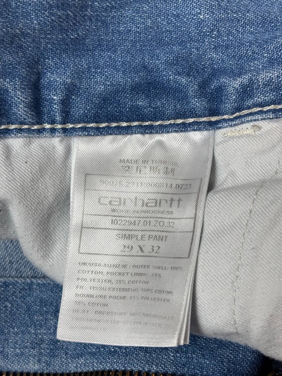 Carhartt Wip Carhartt WIP Simple Pant - Light Wash Denim Size US 29 - 9 Thumbnail